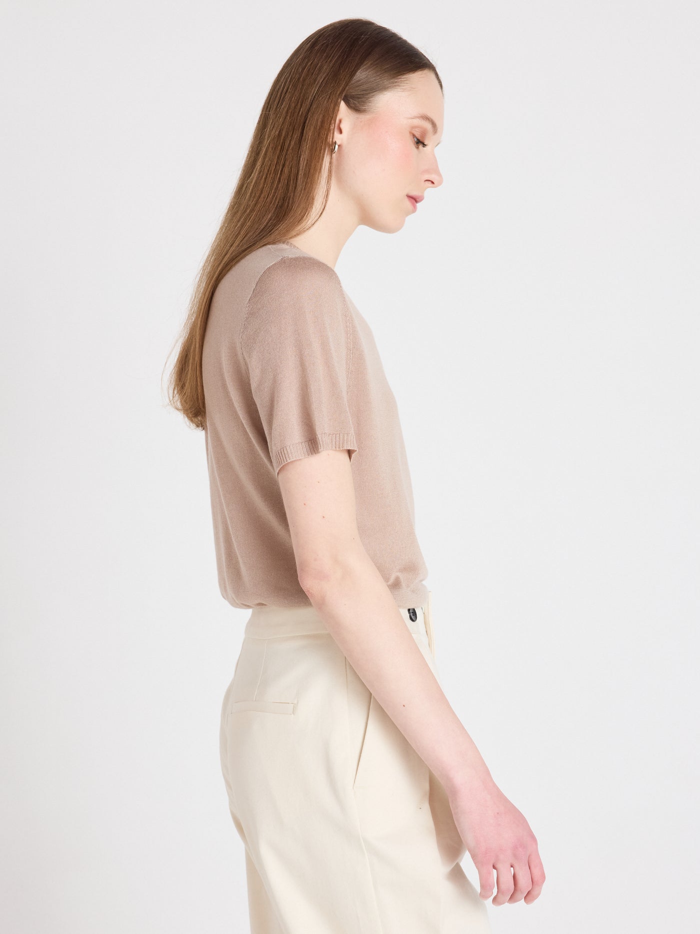 maria - Pull coton cachemire - earth