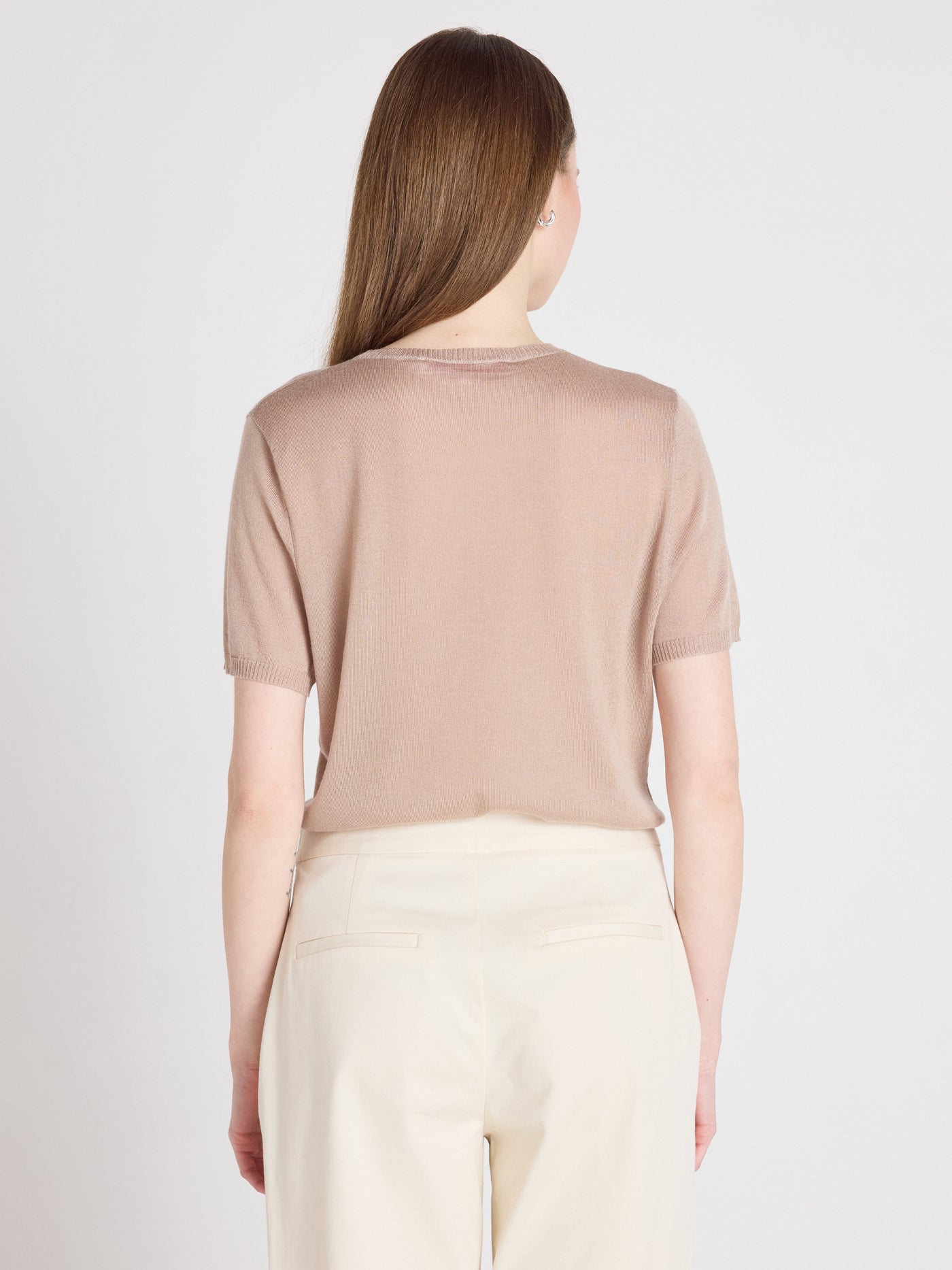 maria - Pull coton cachemire - earth