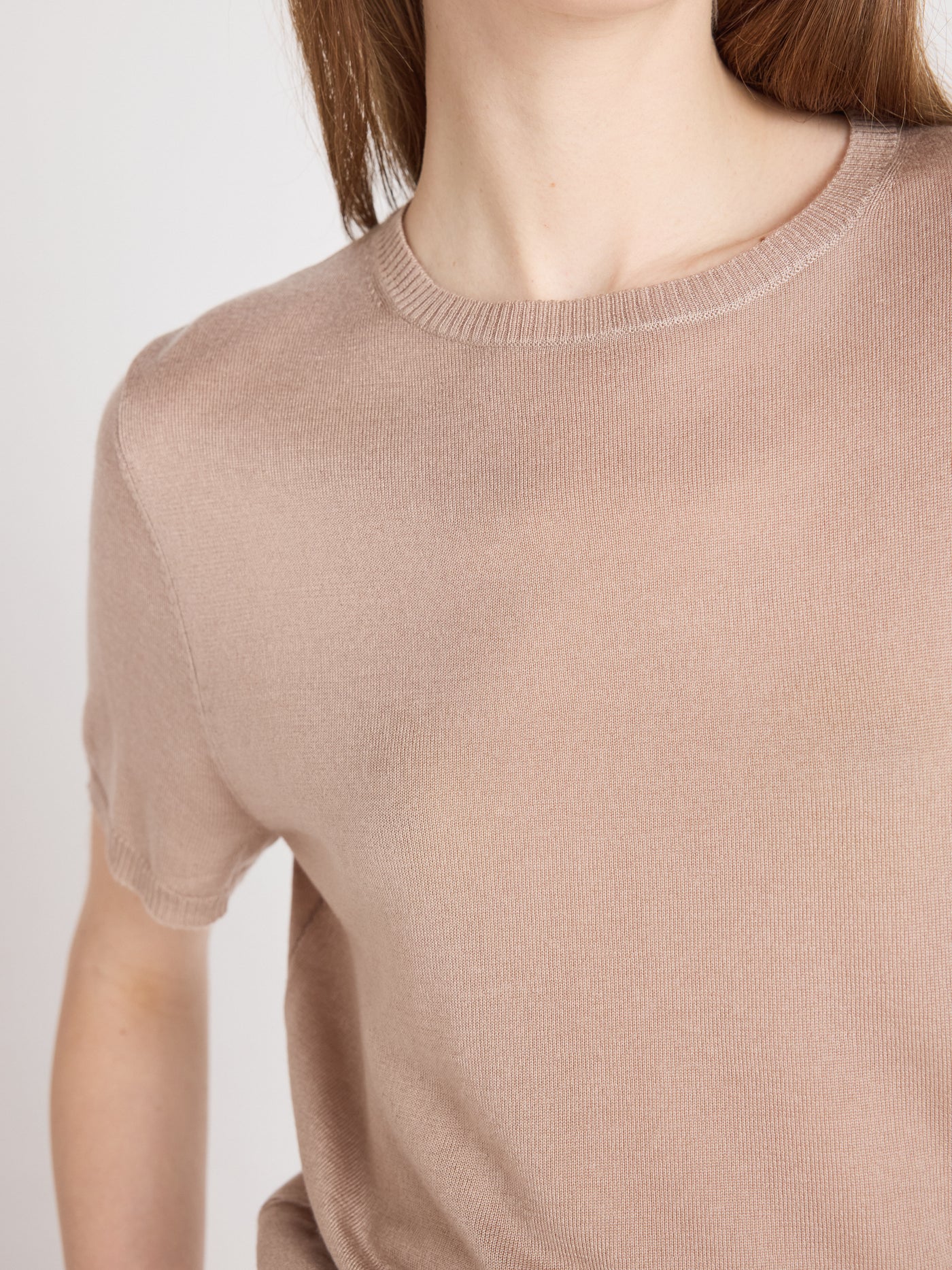 maria - Pull coton cachemire - earth