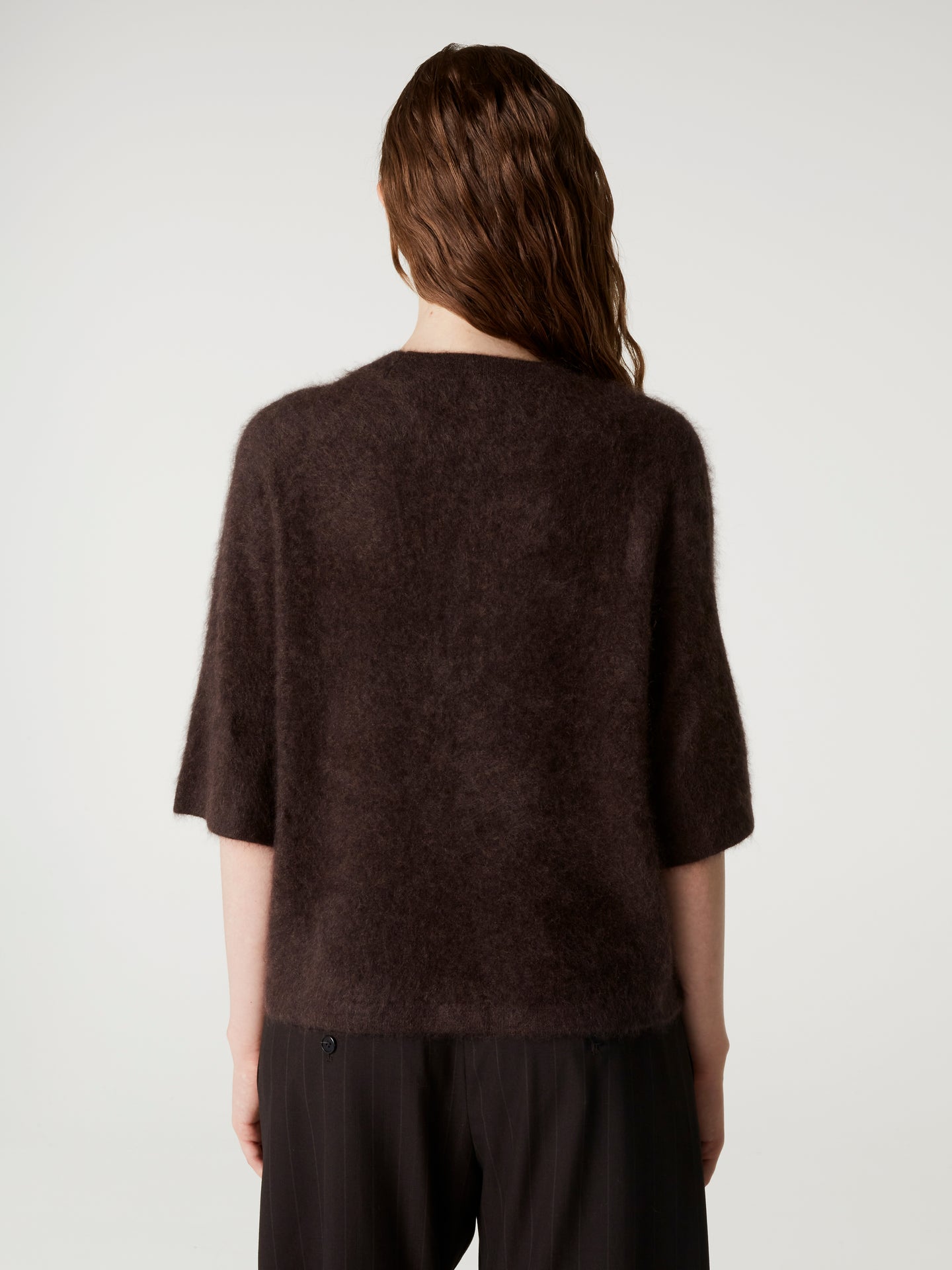 pull jenna - Cachemire brossé - brownie