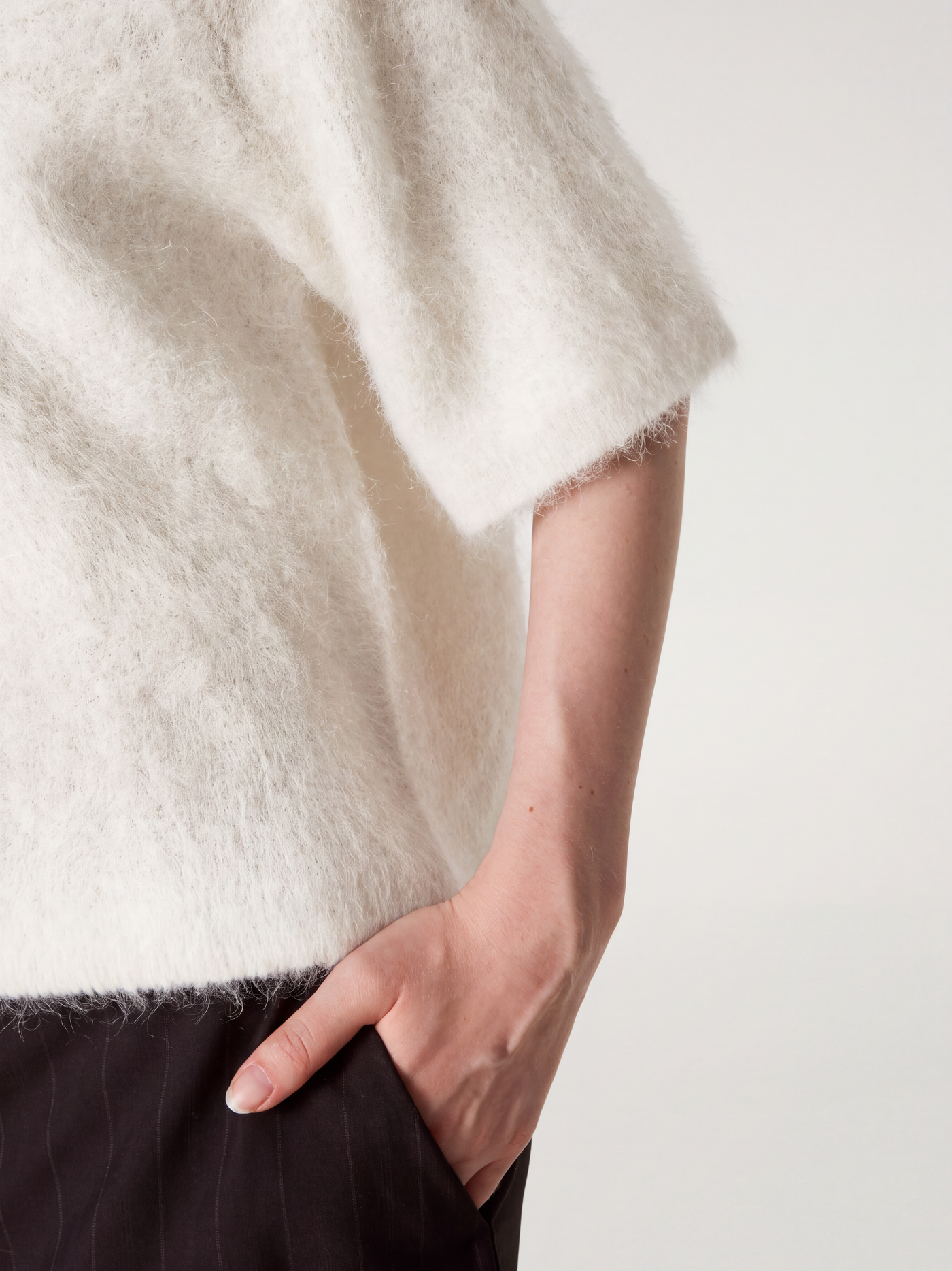 maglione jenna - Brushed cashmere - cream