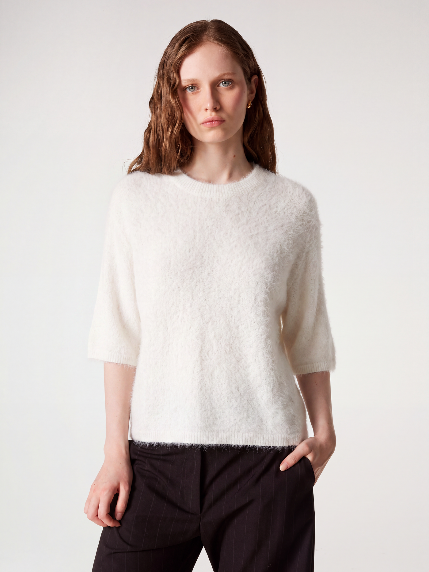 maglione jenna - Brushed cashmere - cream