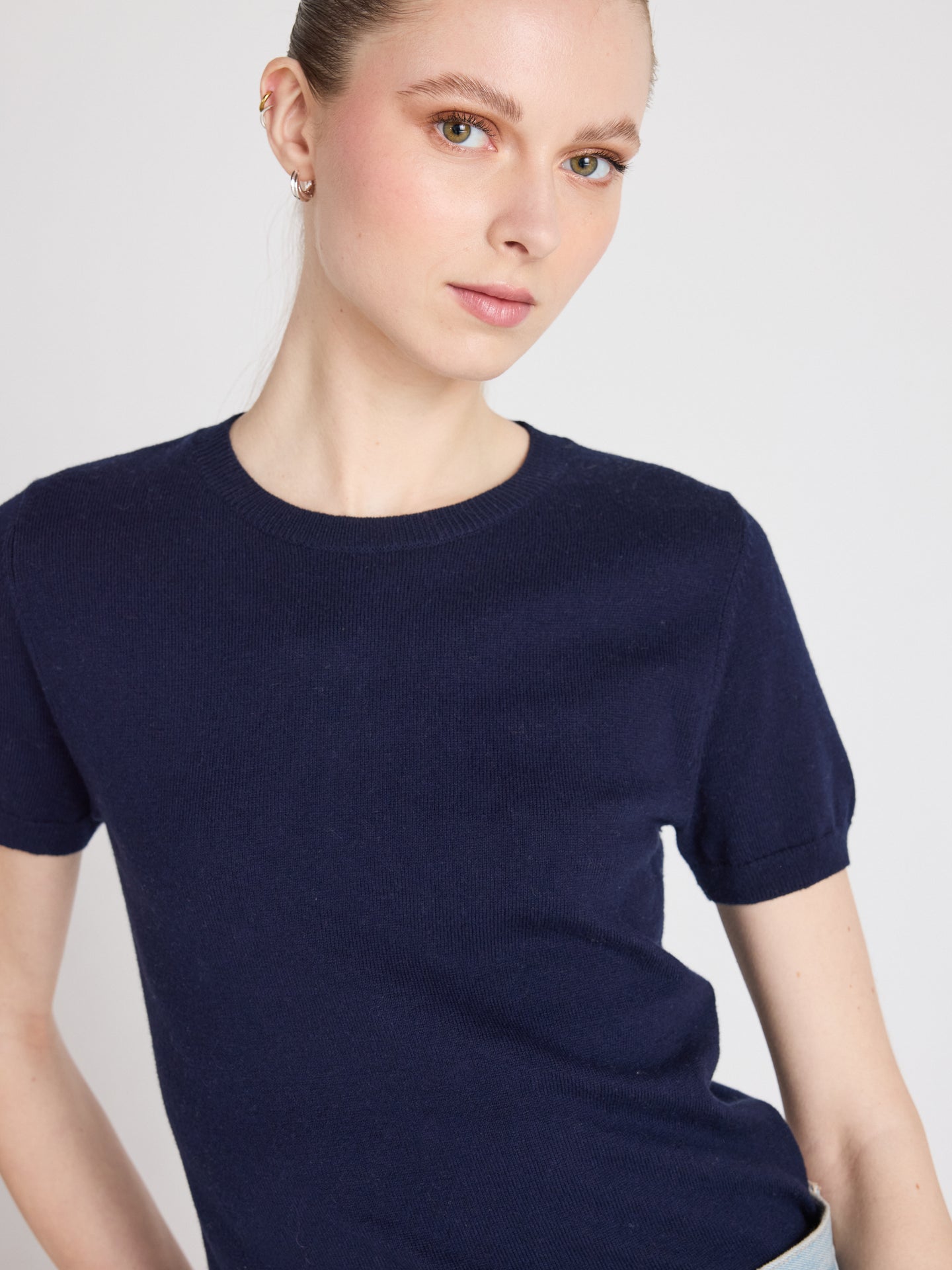 pull amelia - coton cachemire - navy