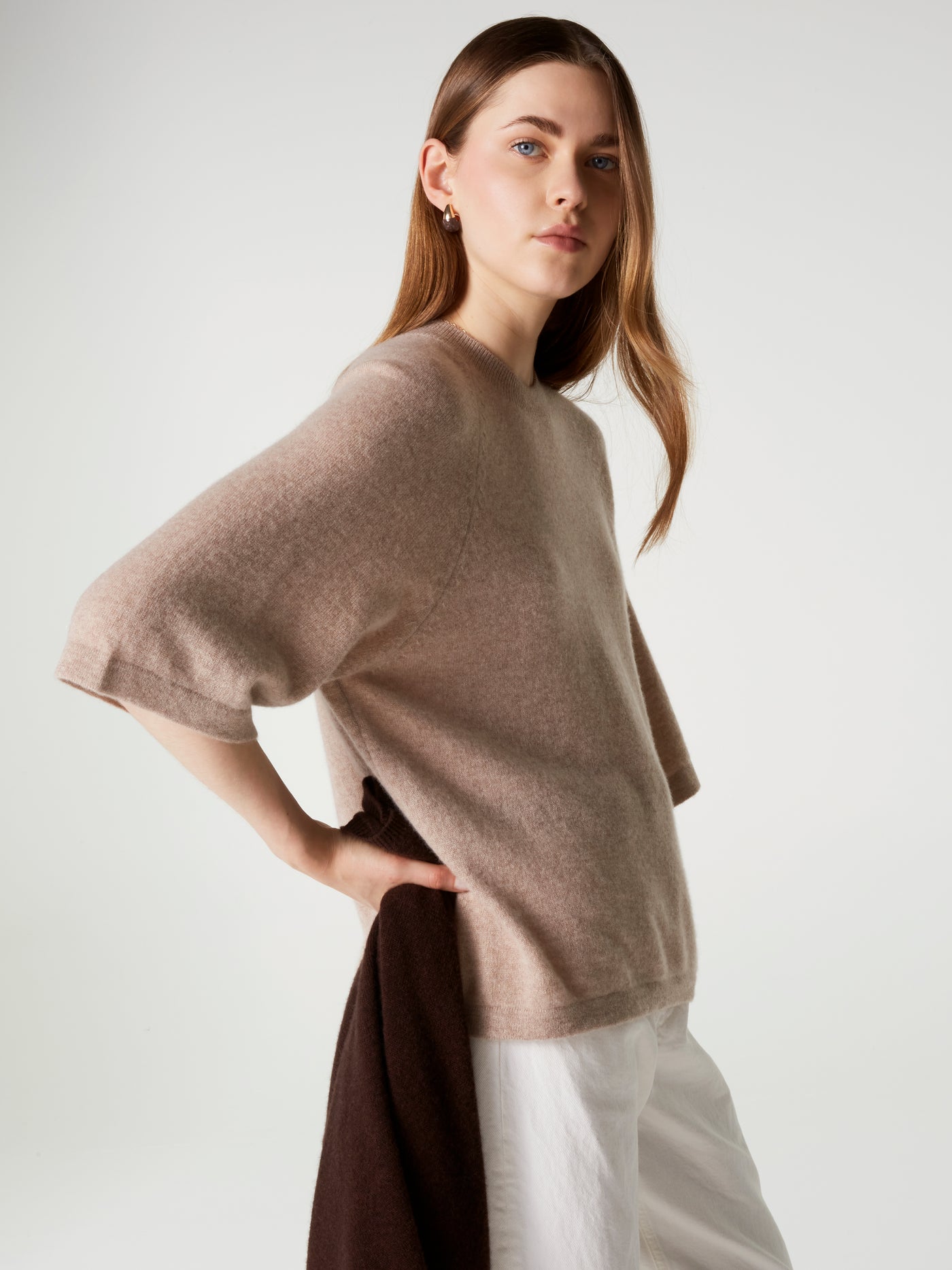 pull leana - Cachemire - chestnut