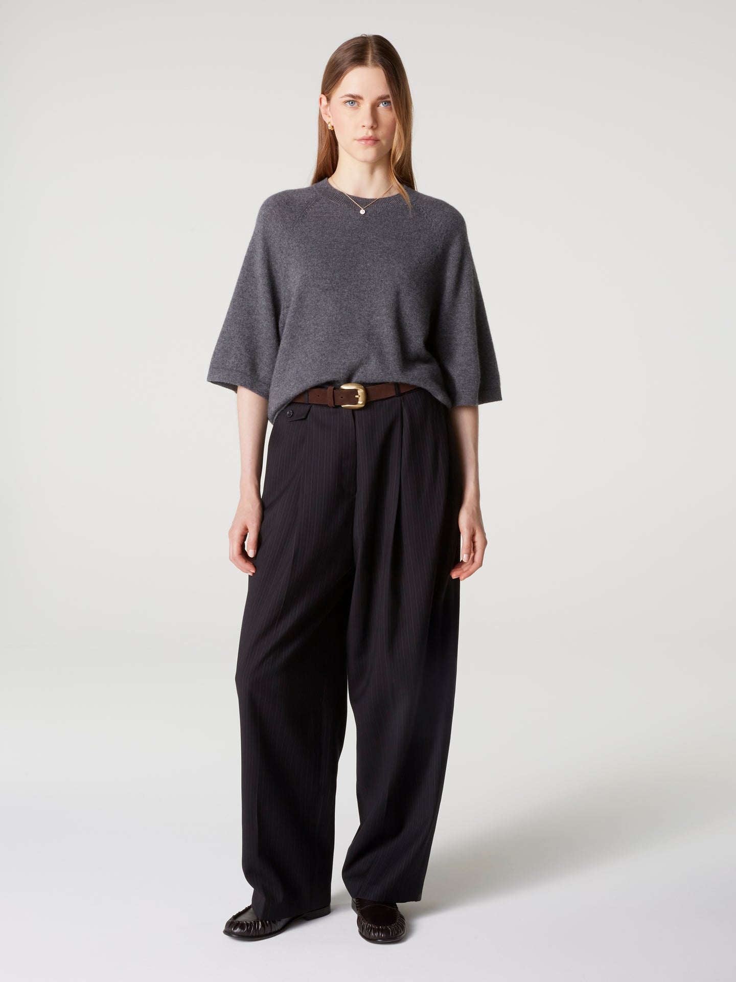 pull leana - Cachemire - dark grey melange