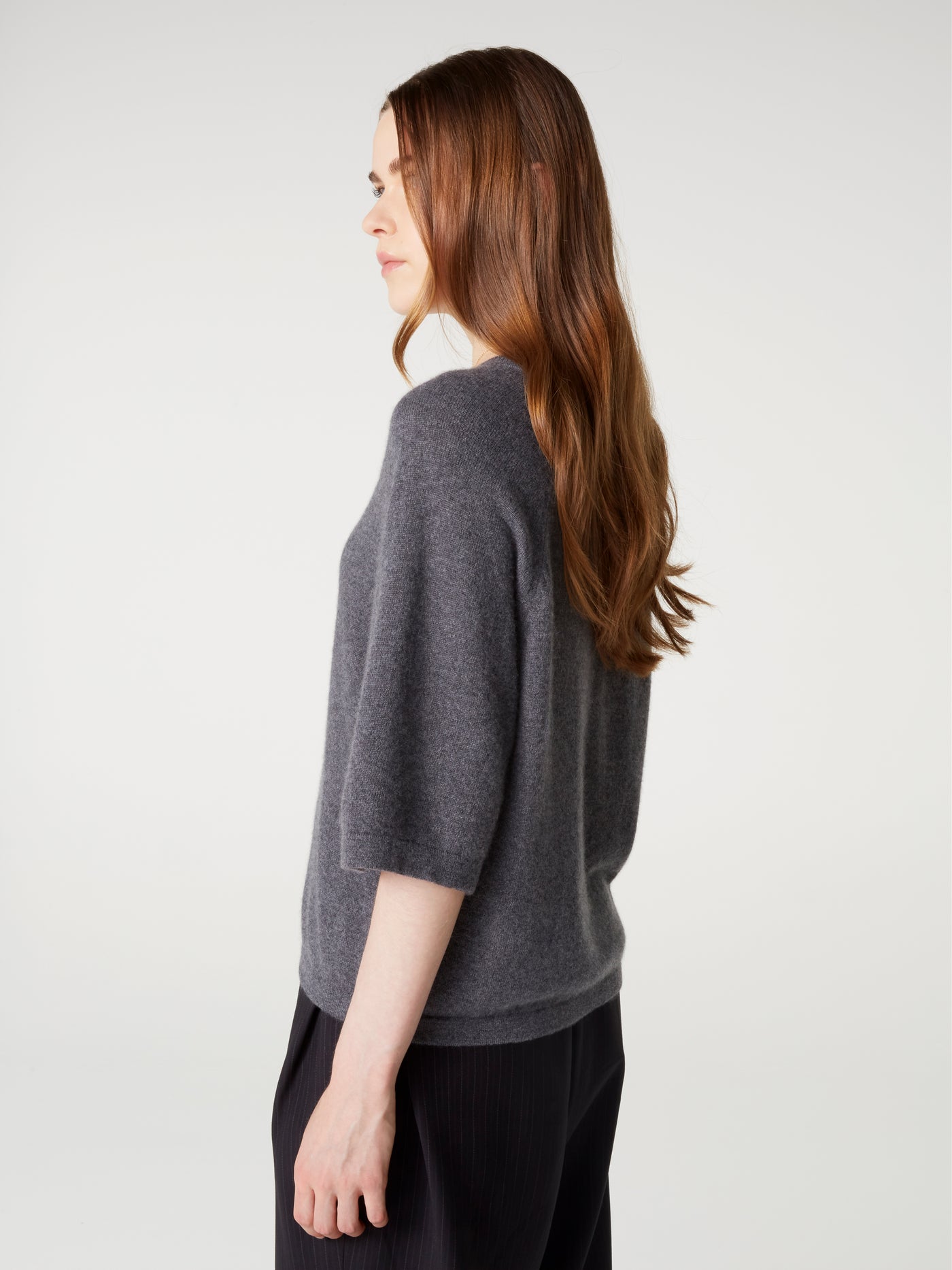 pull leana - Cachemire - dark grey melange
