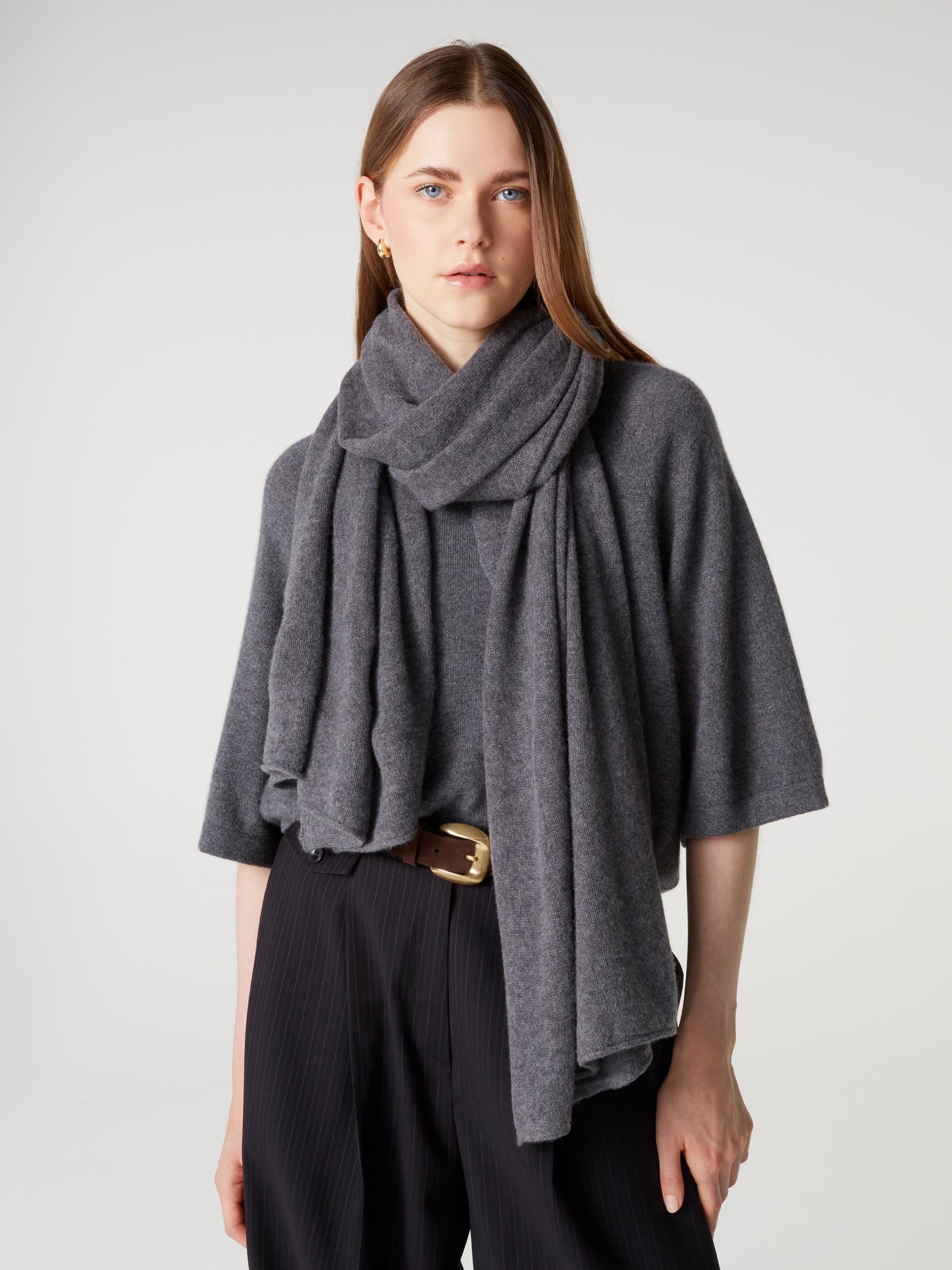 pull leana - Cachemire - dark grey melange