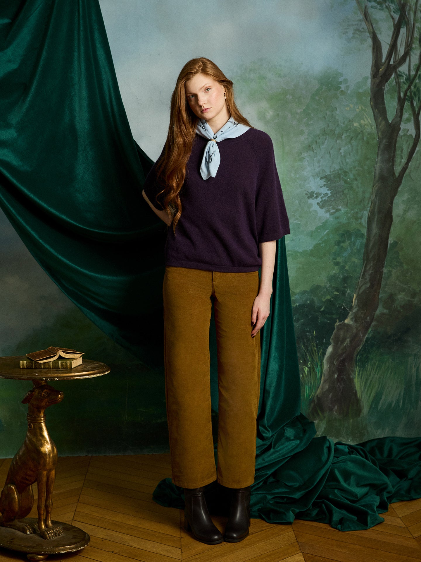 Leana jumper - cashmere - heather plum