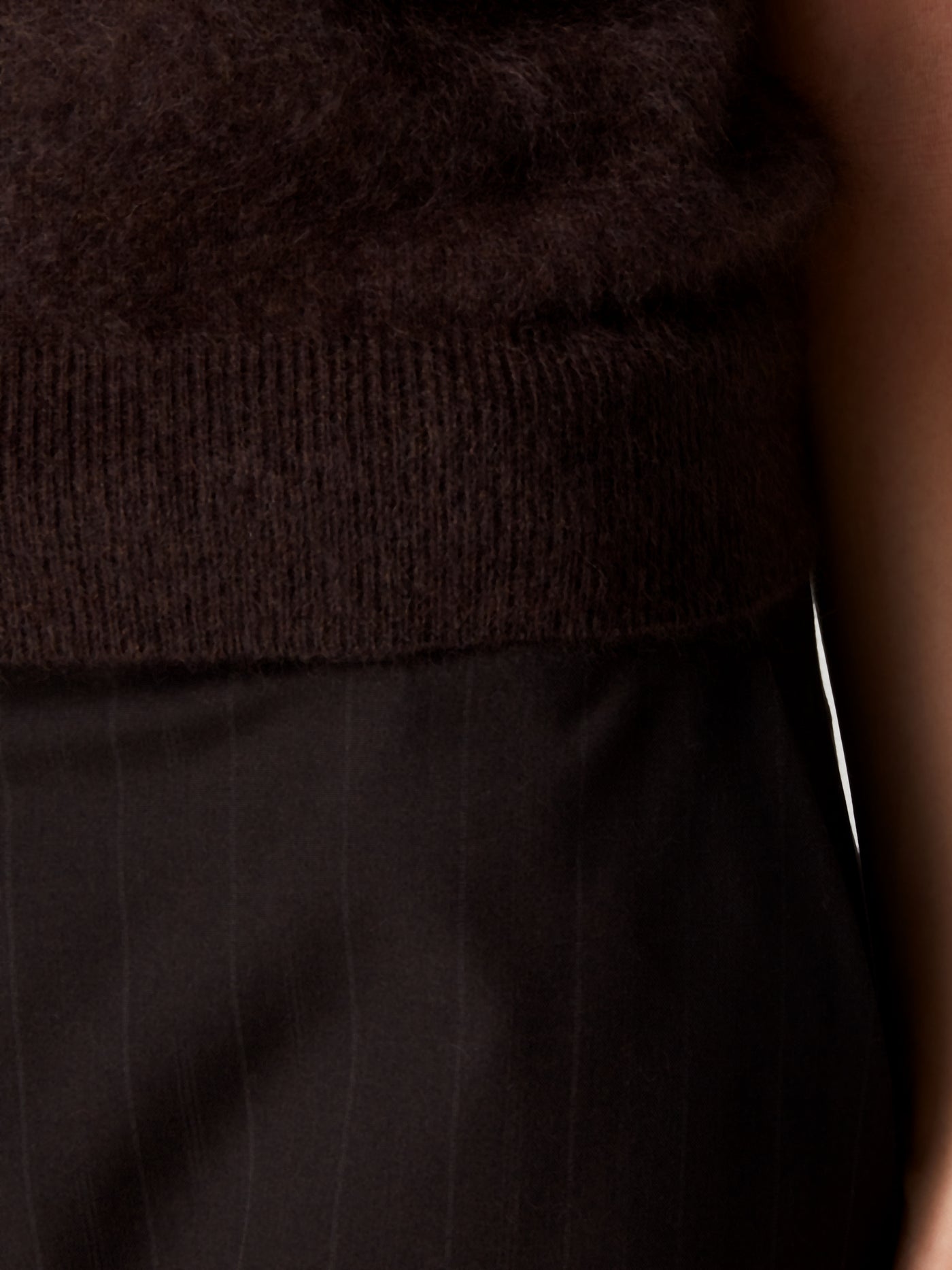 pull amaya - Cachemire brossé - brownie