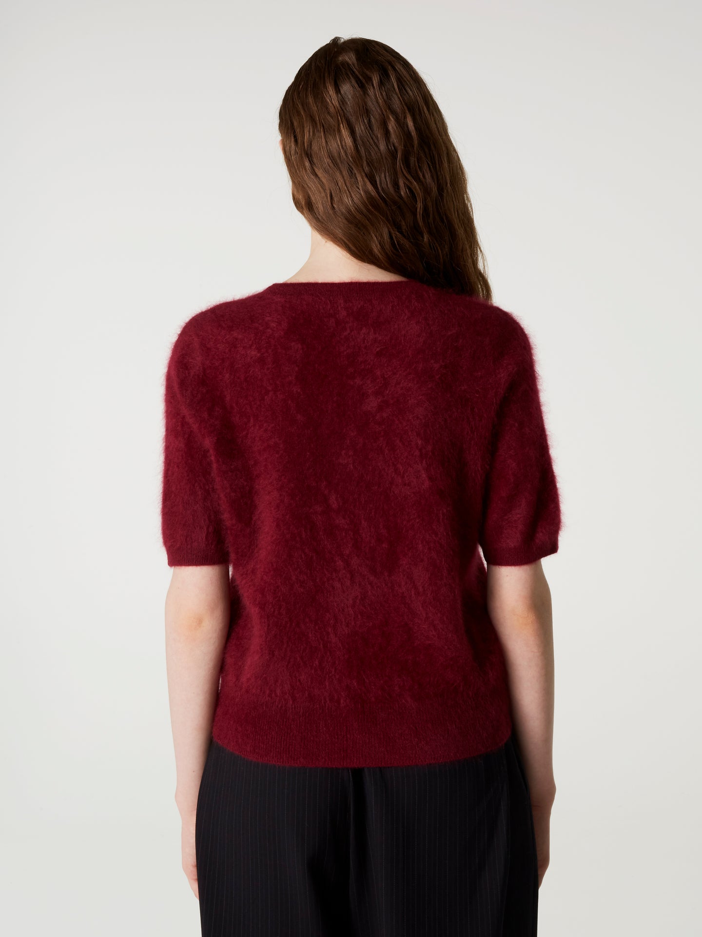 pull amaya - Cachemire brossé - burgundy