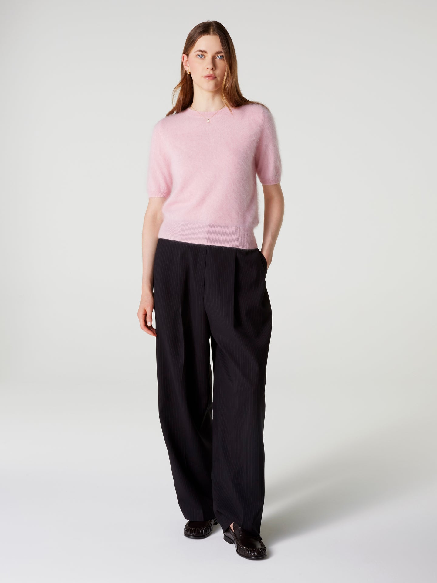pull amaya - Cachemire brossé - light pink