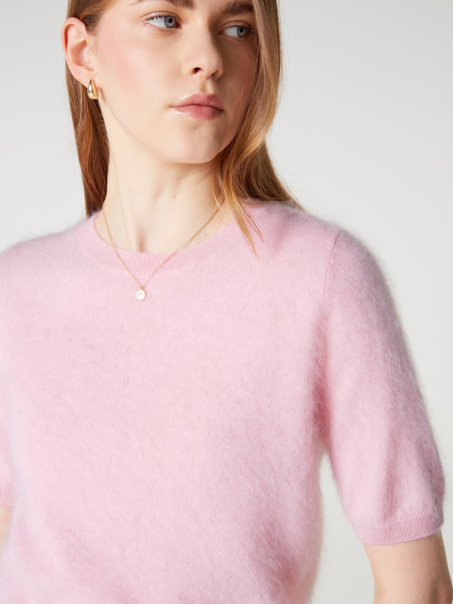 pull amaya - Cachemire brossé - light pink