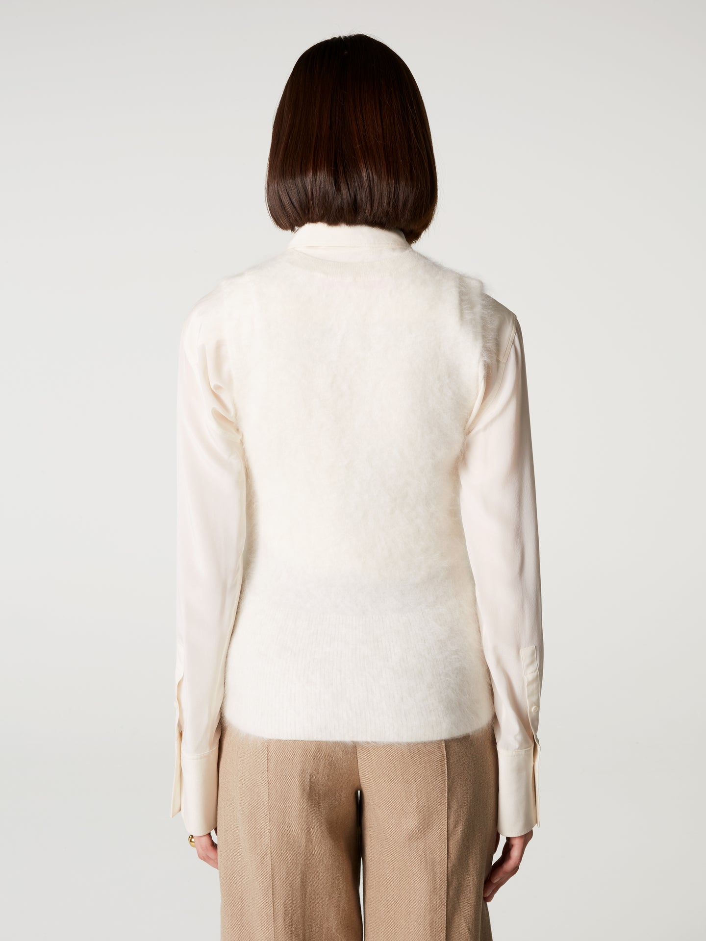 pull madeleine - Cachemire brossé - cream