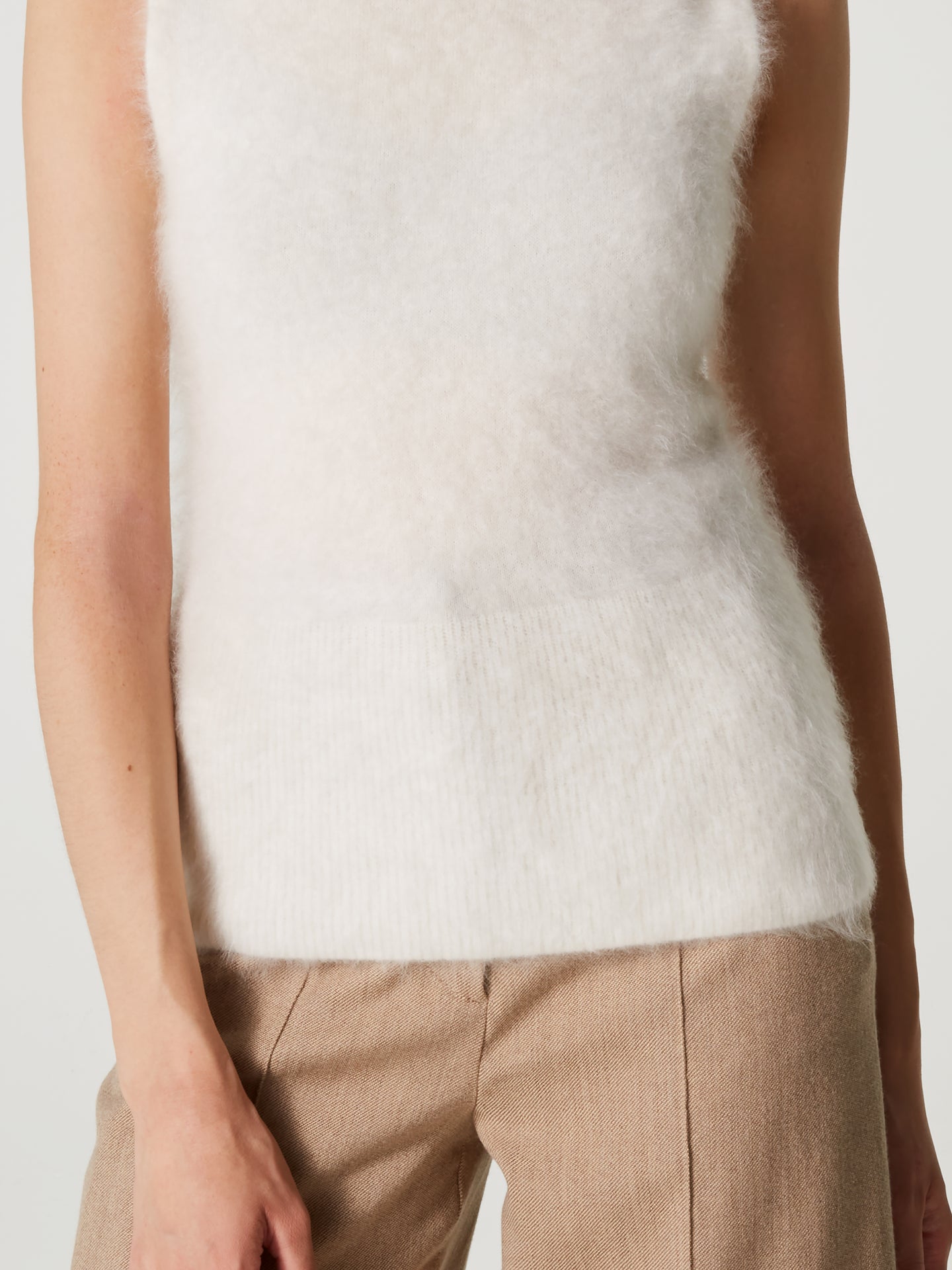 pull madeleine - Cachemire brossé - cream