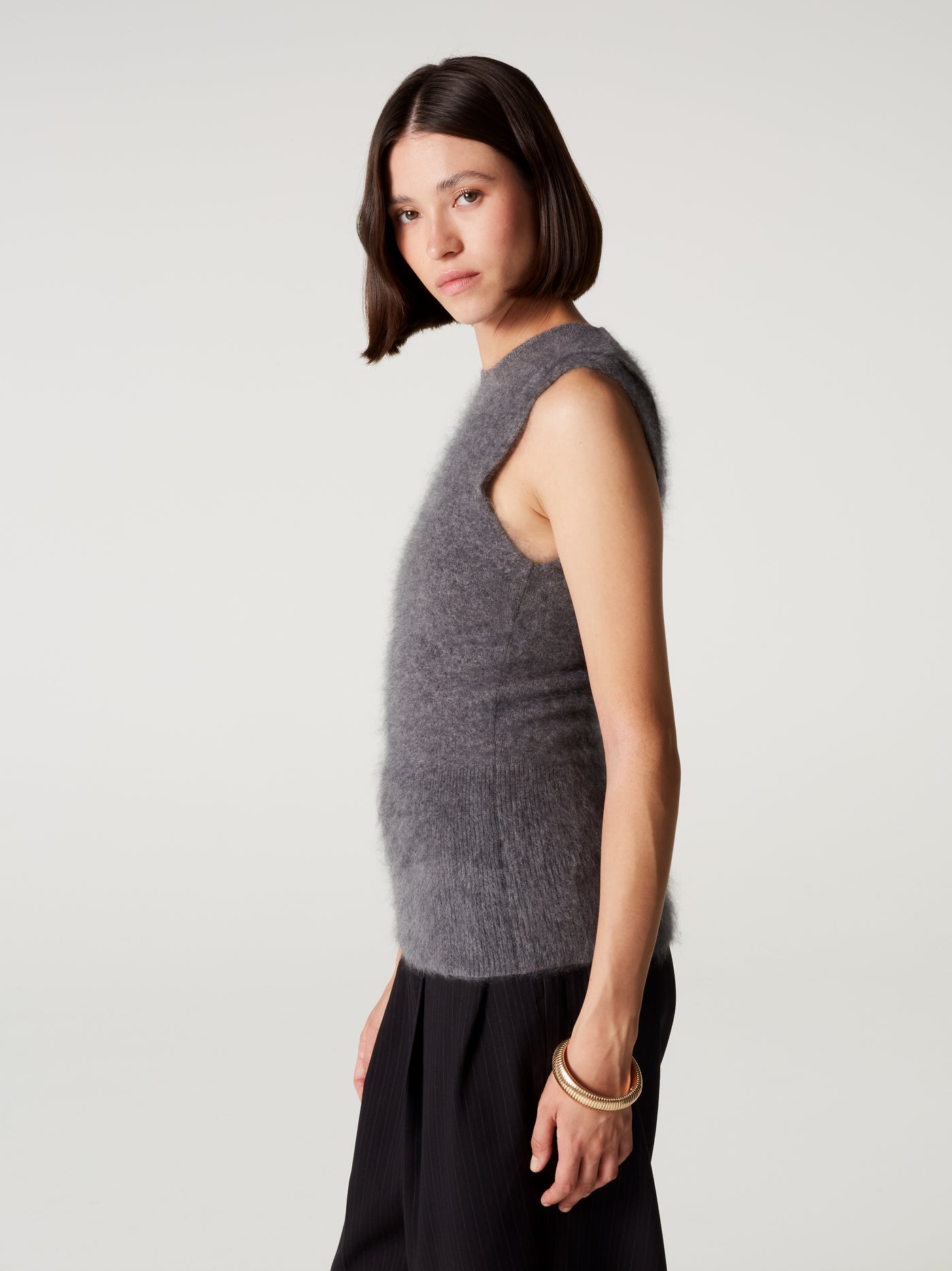 pull madeleine - Cachemire brossé - dark heather grey