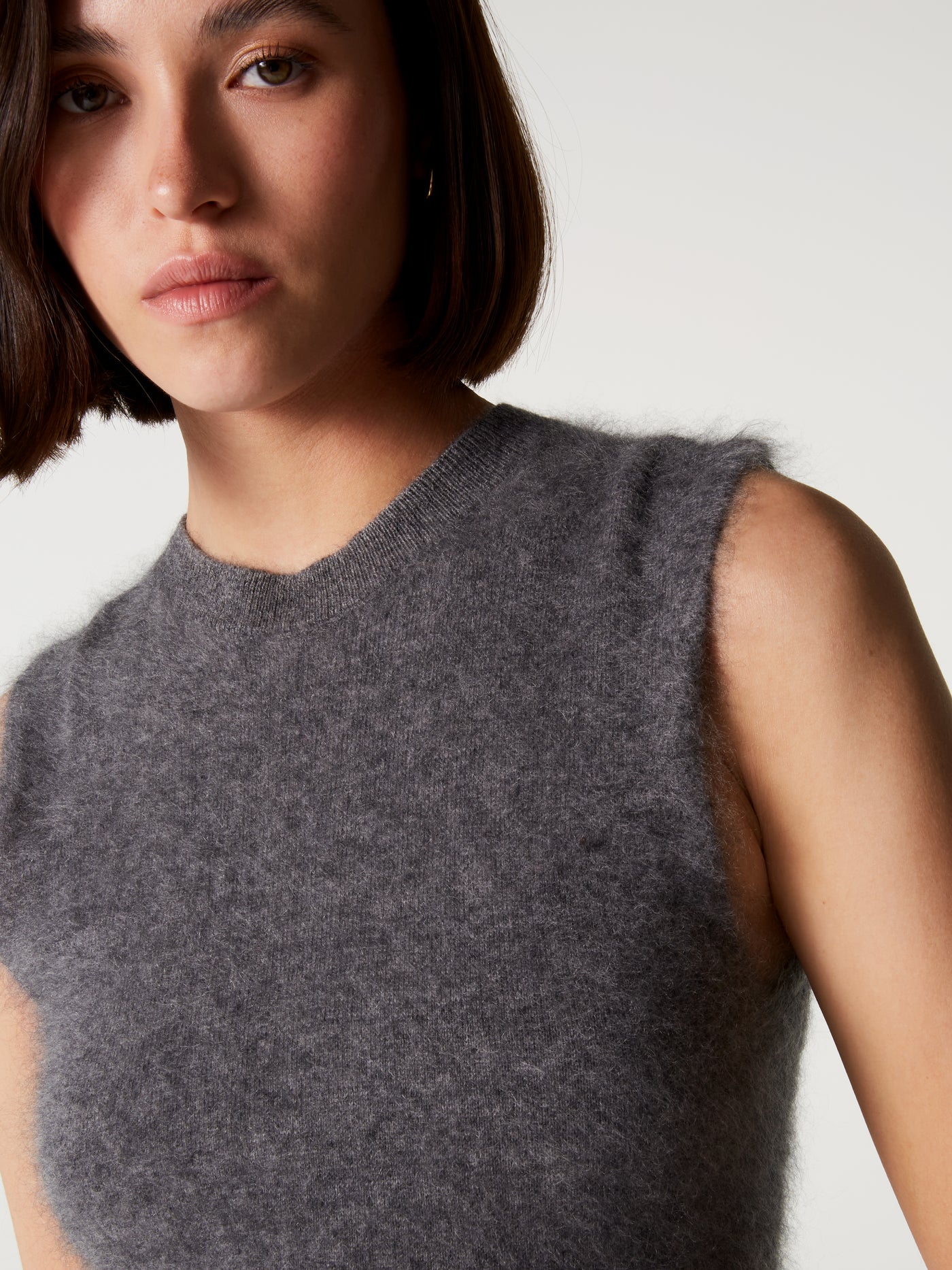 pull madeleine - Cachemire brossé - dark heather grey
