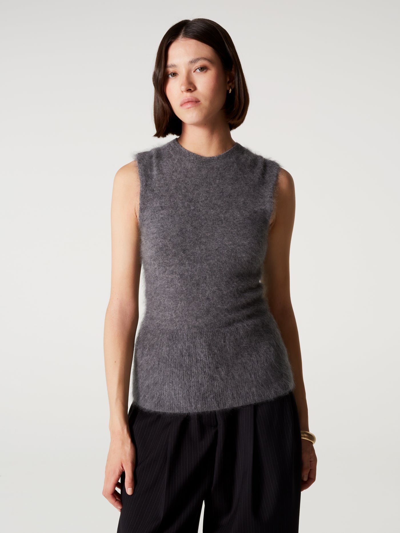 pull madeleine - Cachemire brossé - dark heather grey
