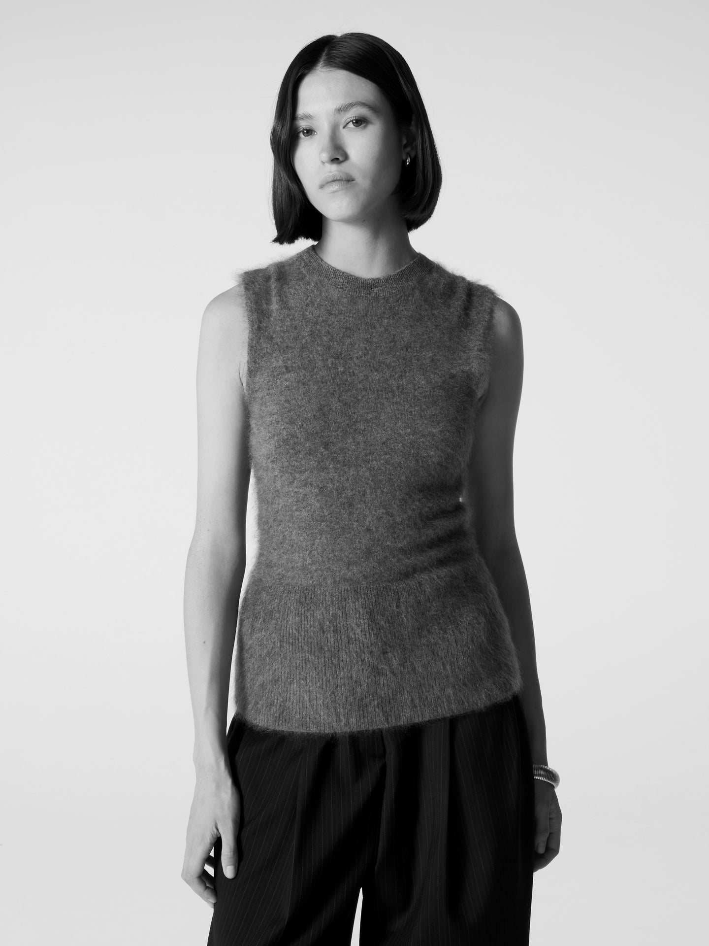 pull madeleine - Brushed cashmere - nero