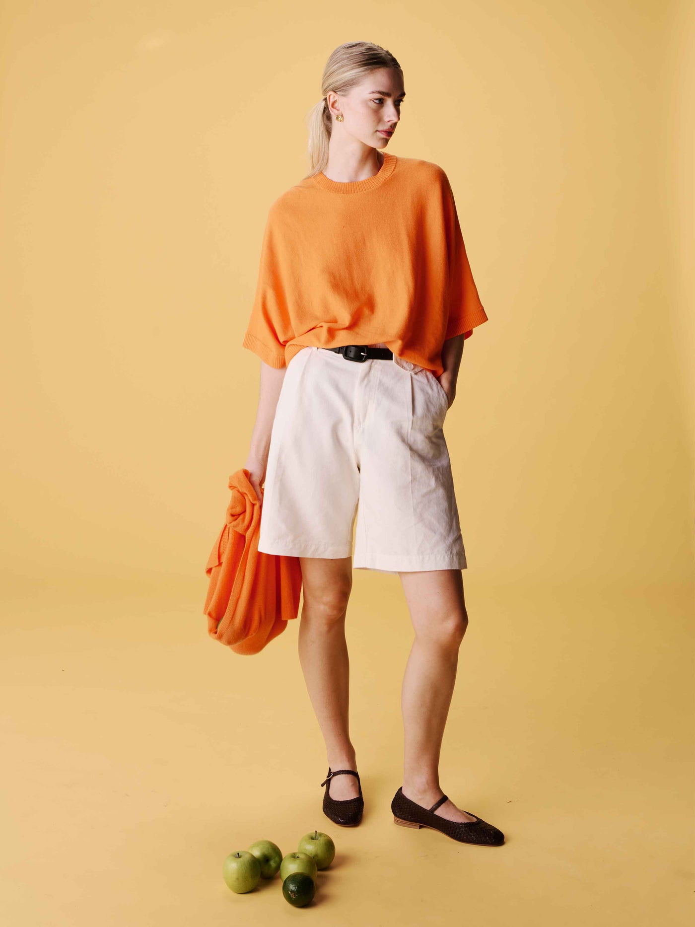 pullover quinn - Baumwoll und Kaschmir - clementine