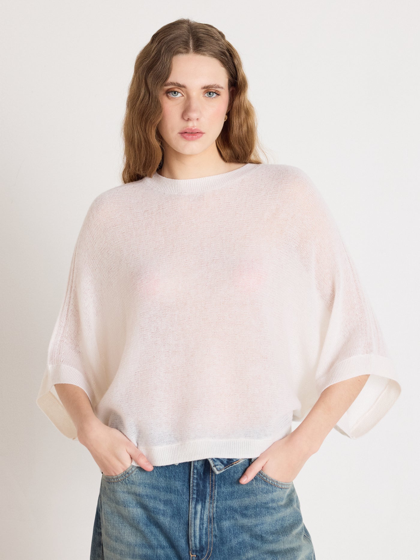 benedicta - Pull 100% cachemire - cream