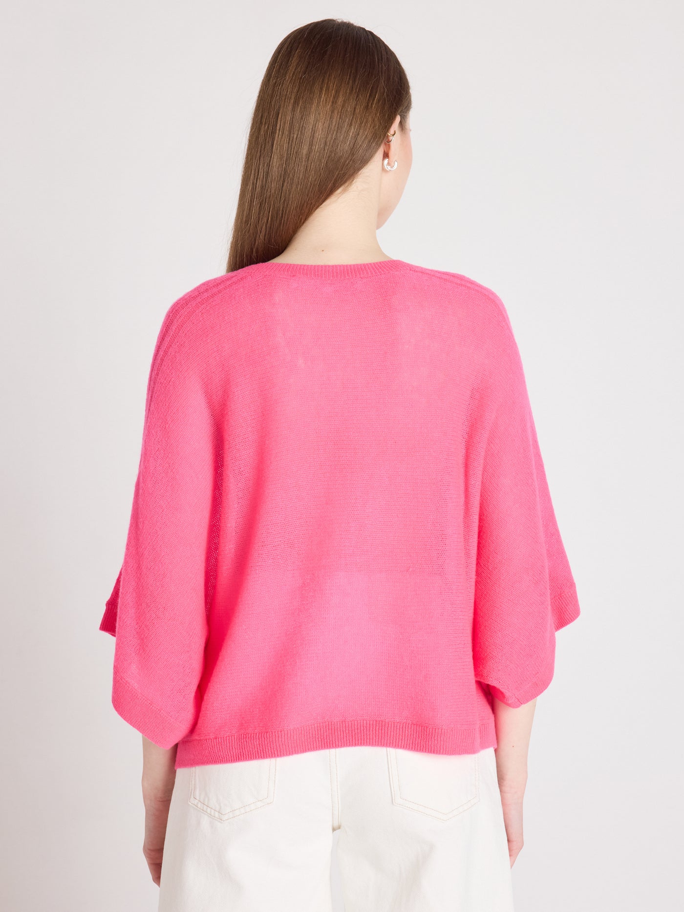 benedicta - Pull 100% cachemire - fuchsia