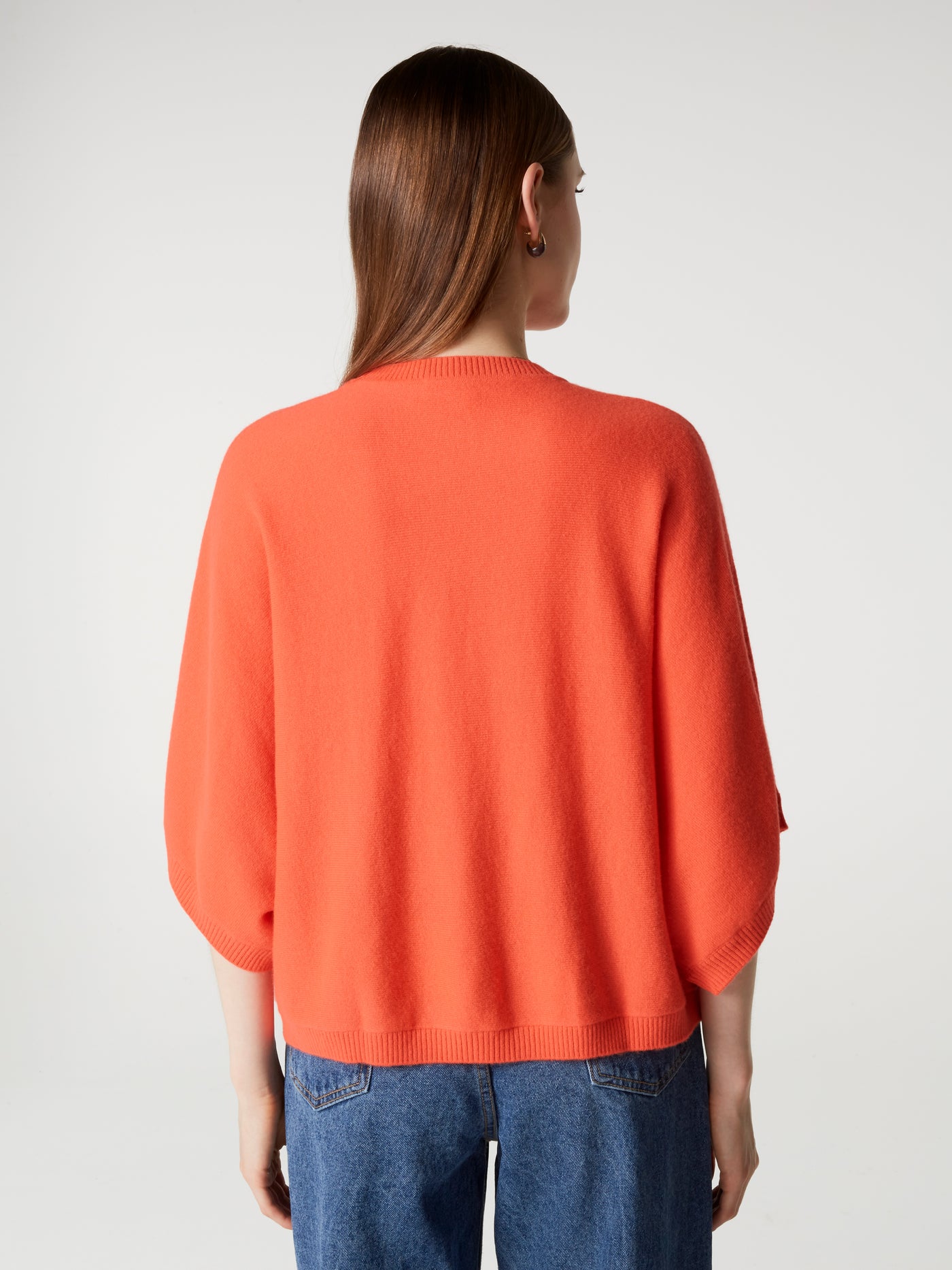pull bettina - Cachemire - coral neon