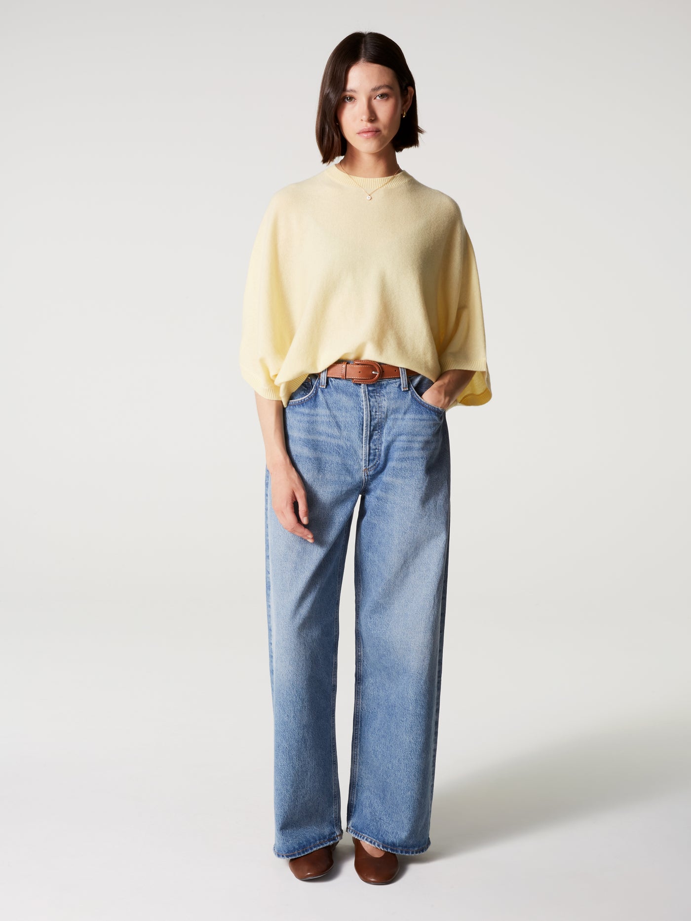 bettina jumper - cashmere - light yellow