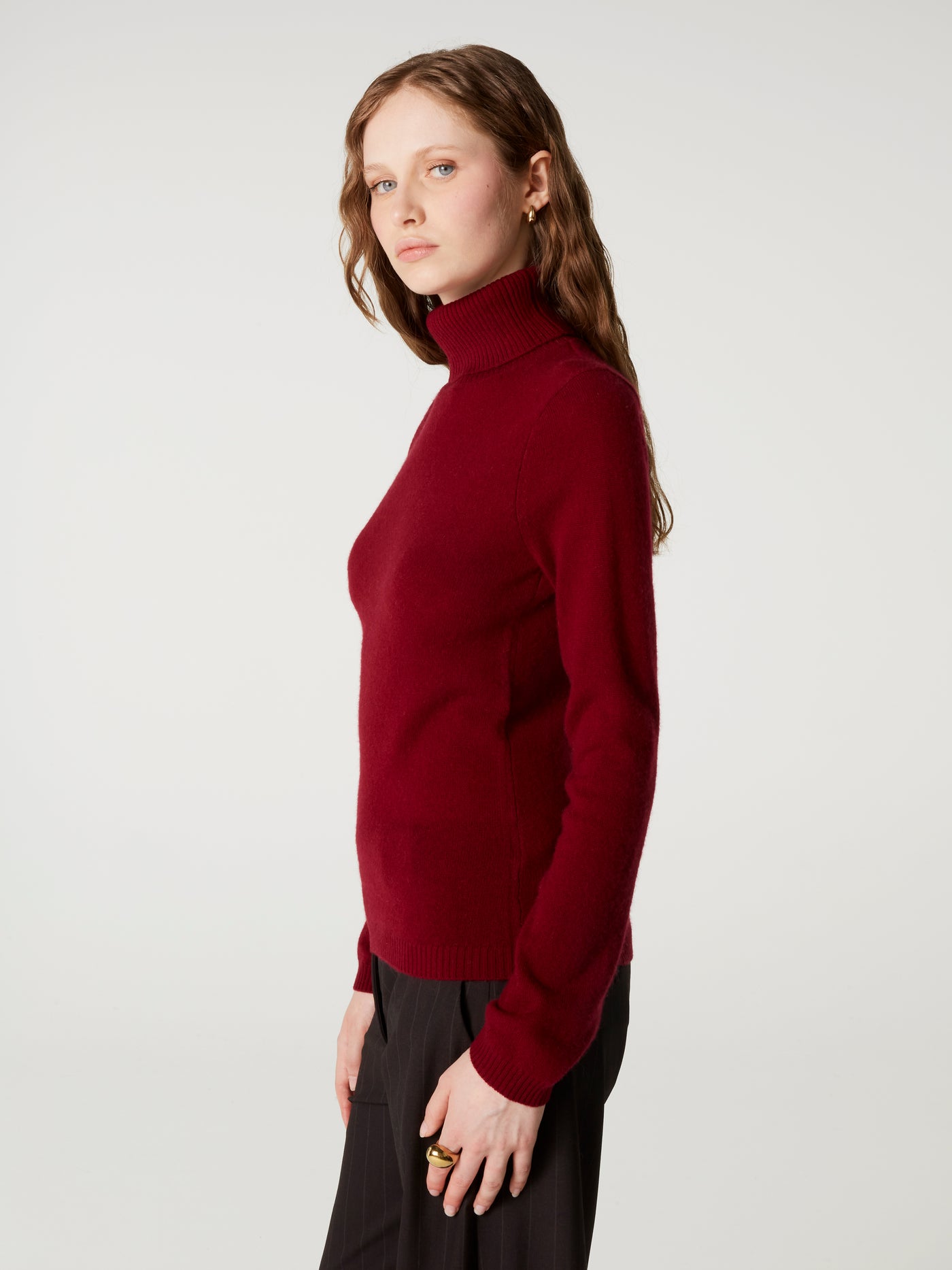 pull ninon - Cachemire - deep cherry