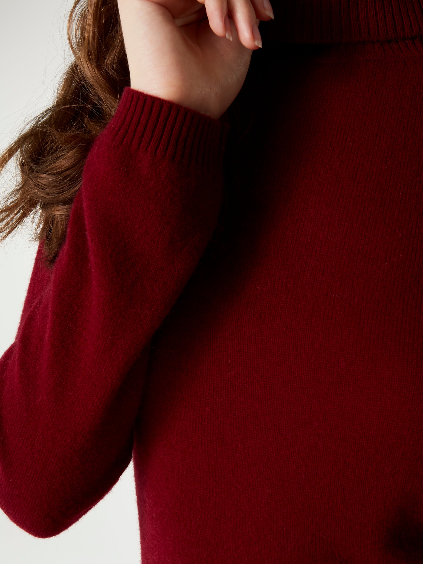 pull ninon - Cachemire - deep cherry