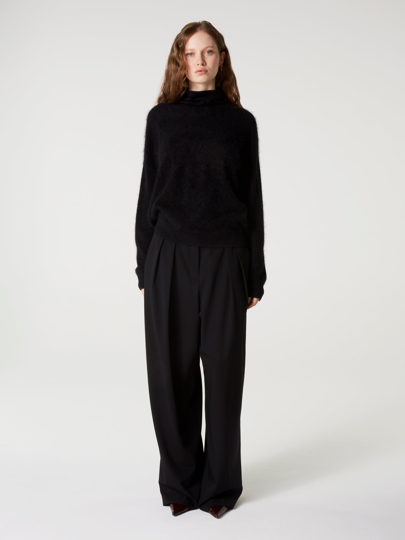 pull solange - Cachemire brossé - black