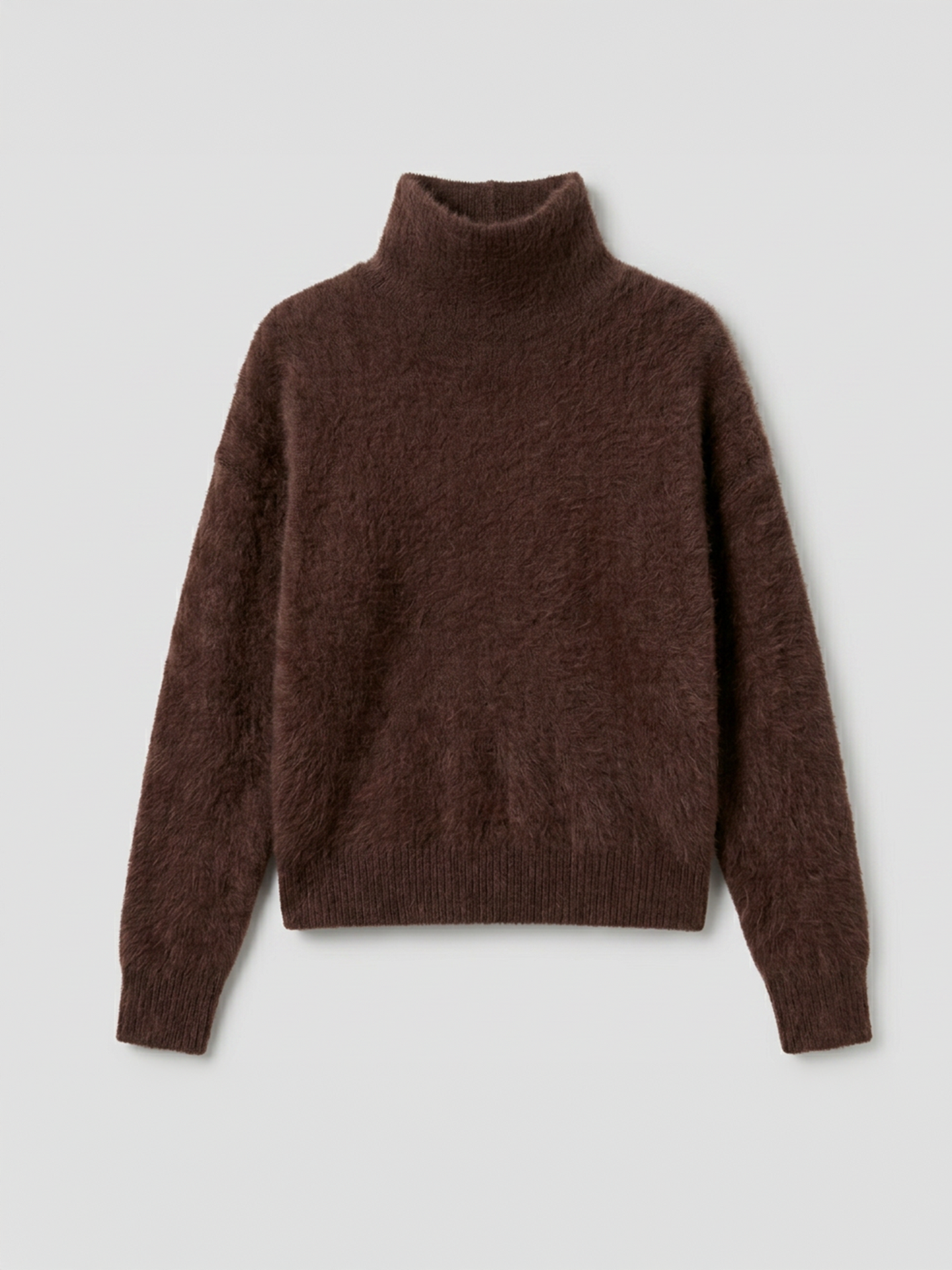 pull solange - Cachemire brossé - brownie