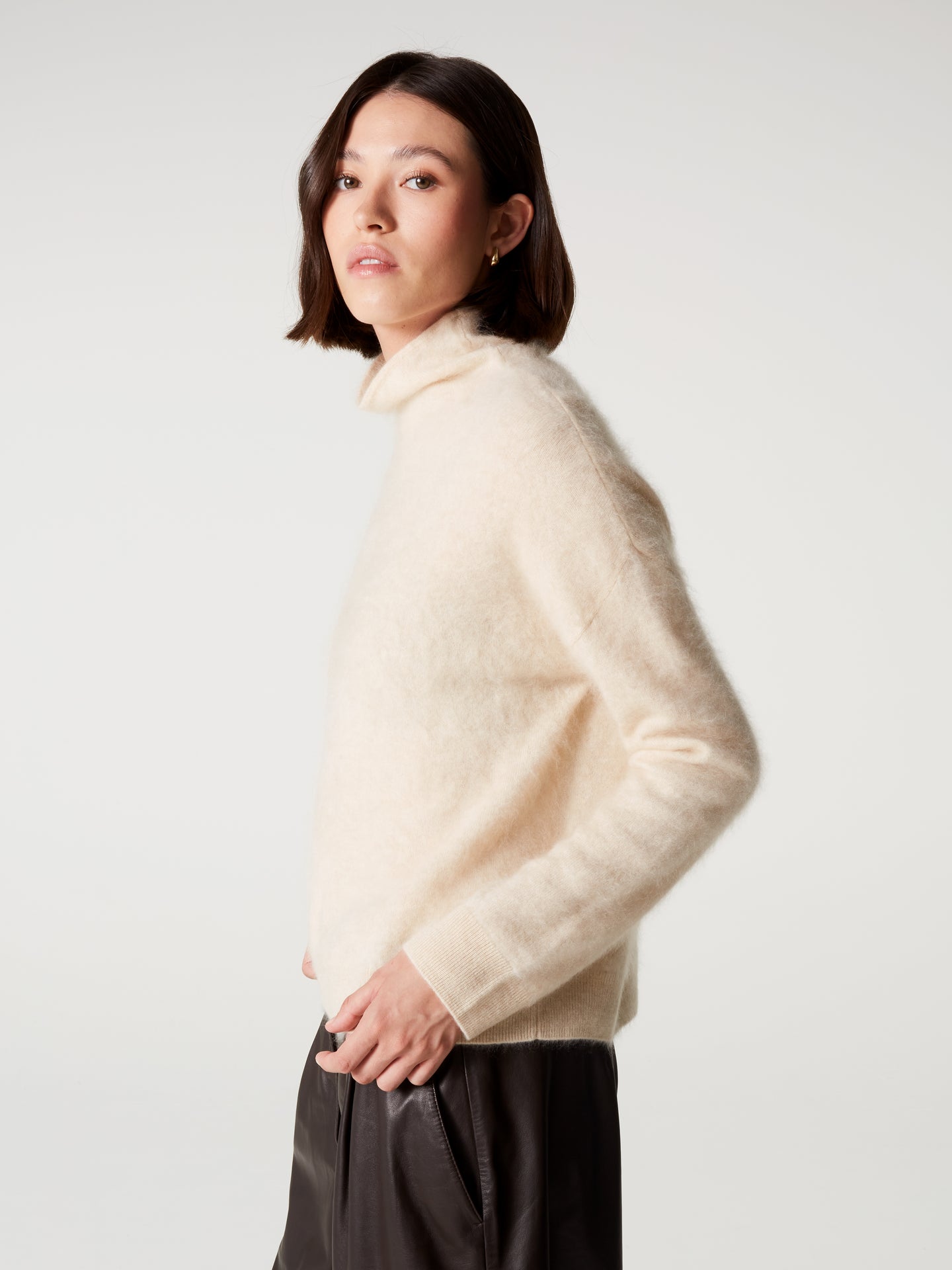 pull solange - Cachemire brossé - light beige