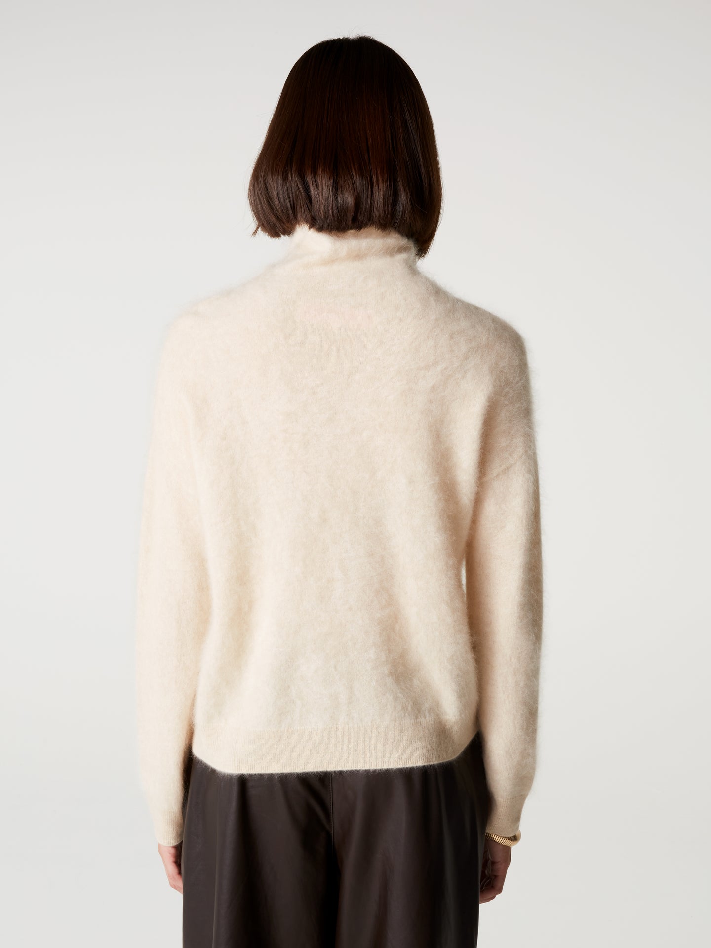 pull solange - Cachemire brossé - light beige