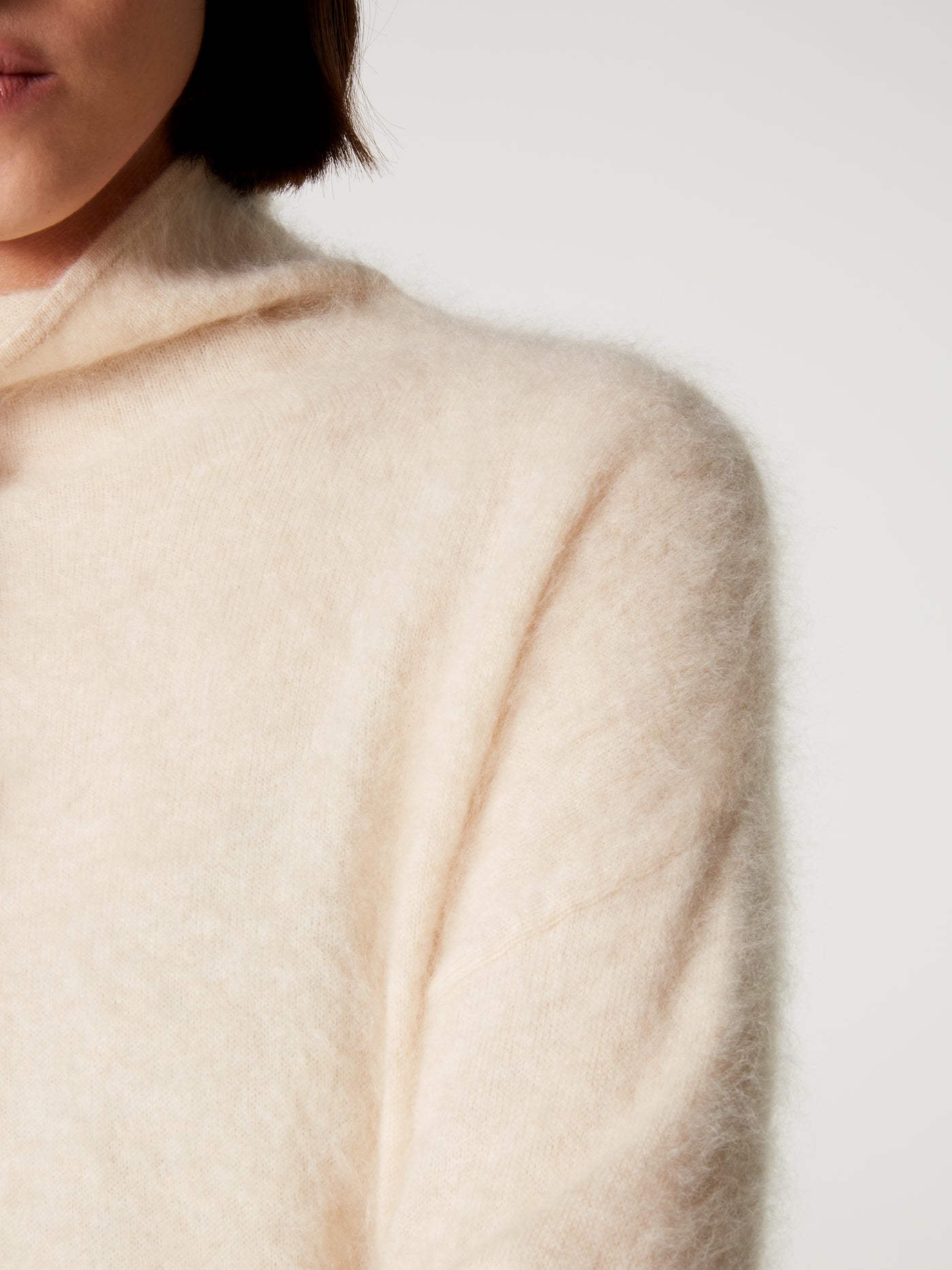 pull solange - Cachemire brossé - light beige