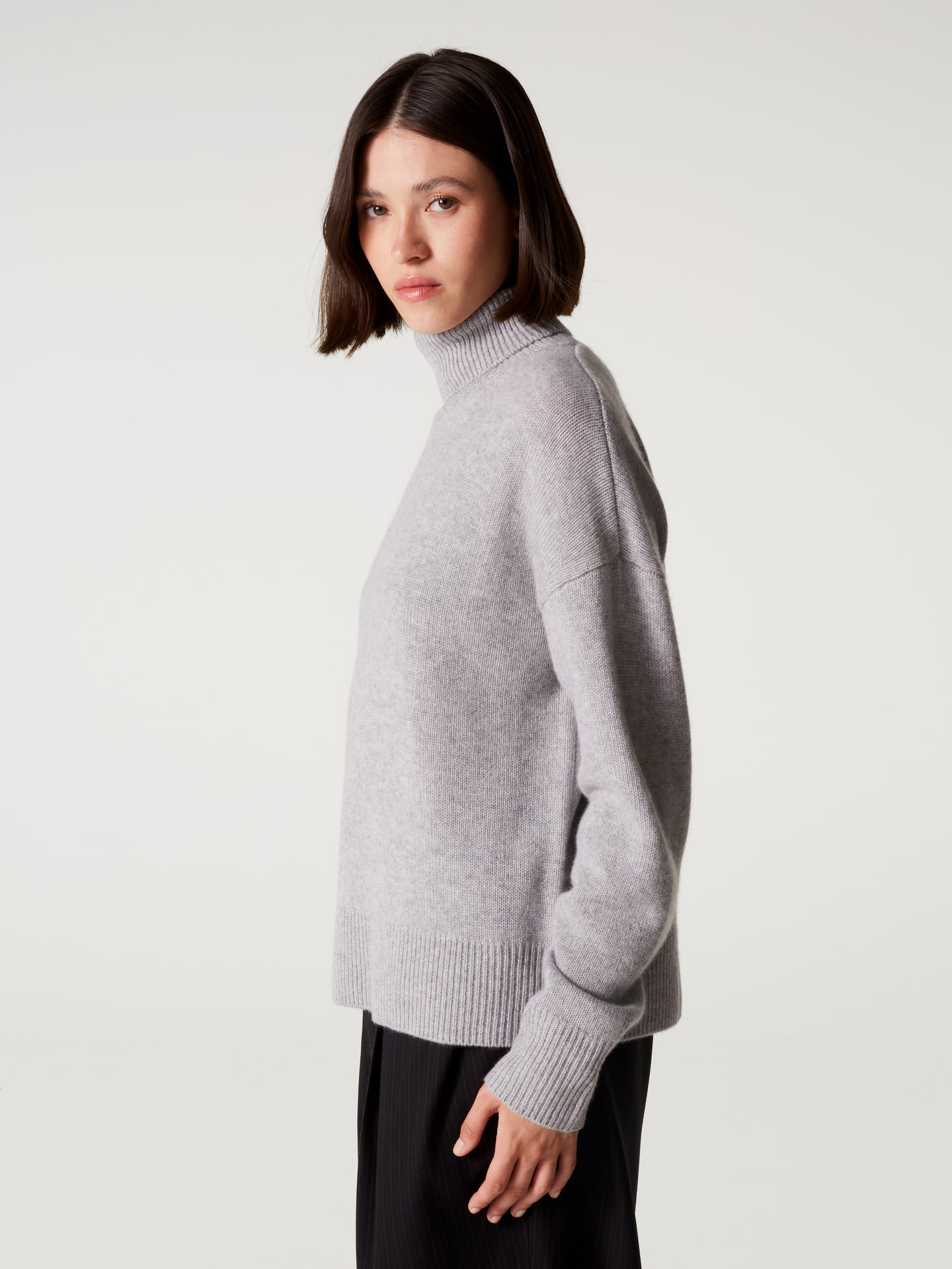 pull bertille - Cachemire épais - ash
