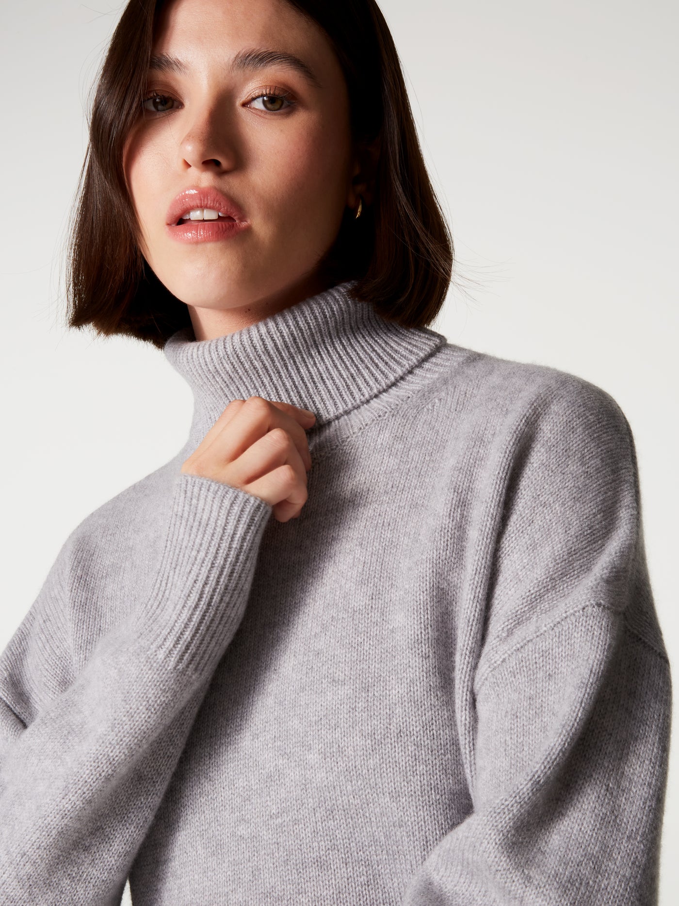 pull bertille - Cachemire épais - ash