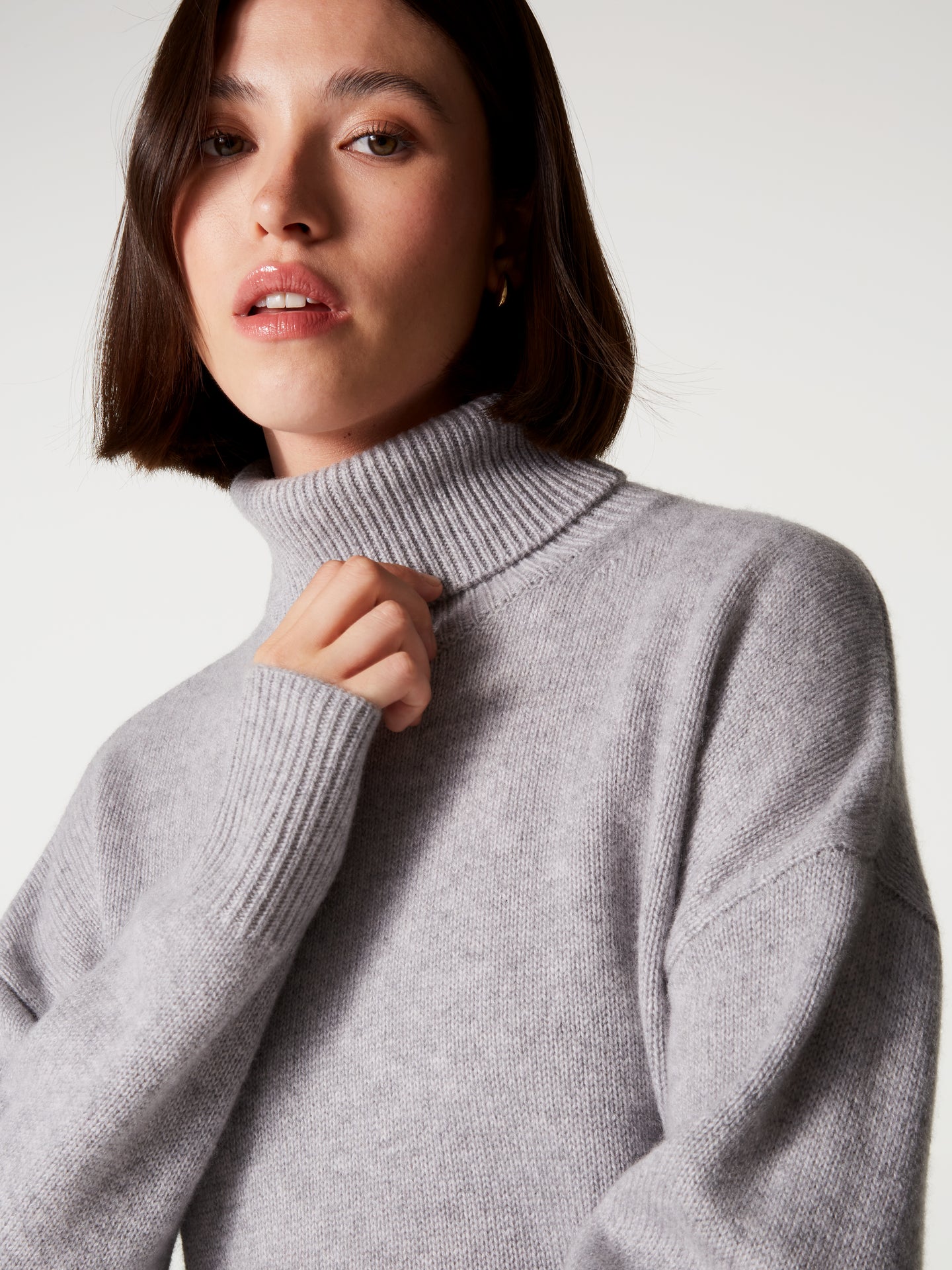 pull bertille - Cachemire épais - ash
