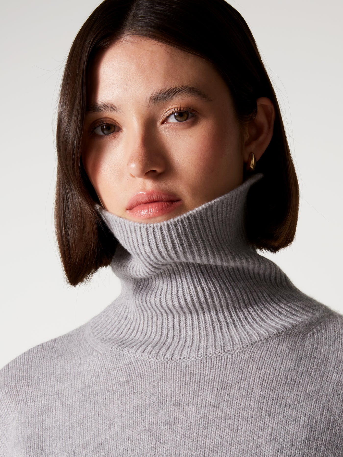 pull bertille - Cachemire épais - ash