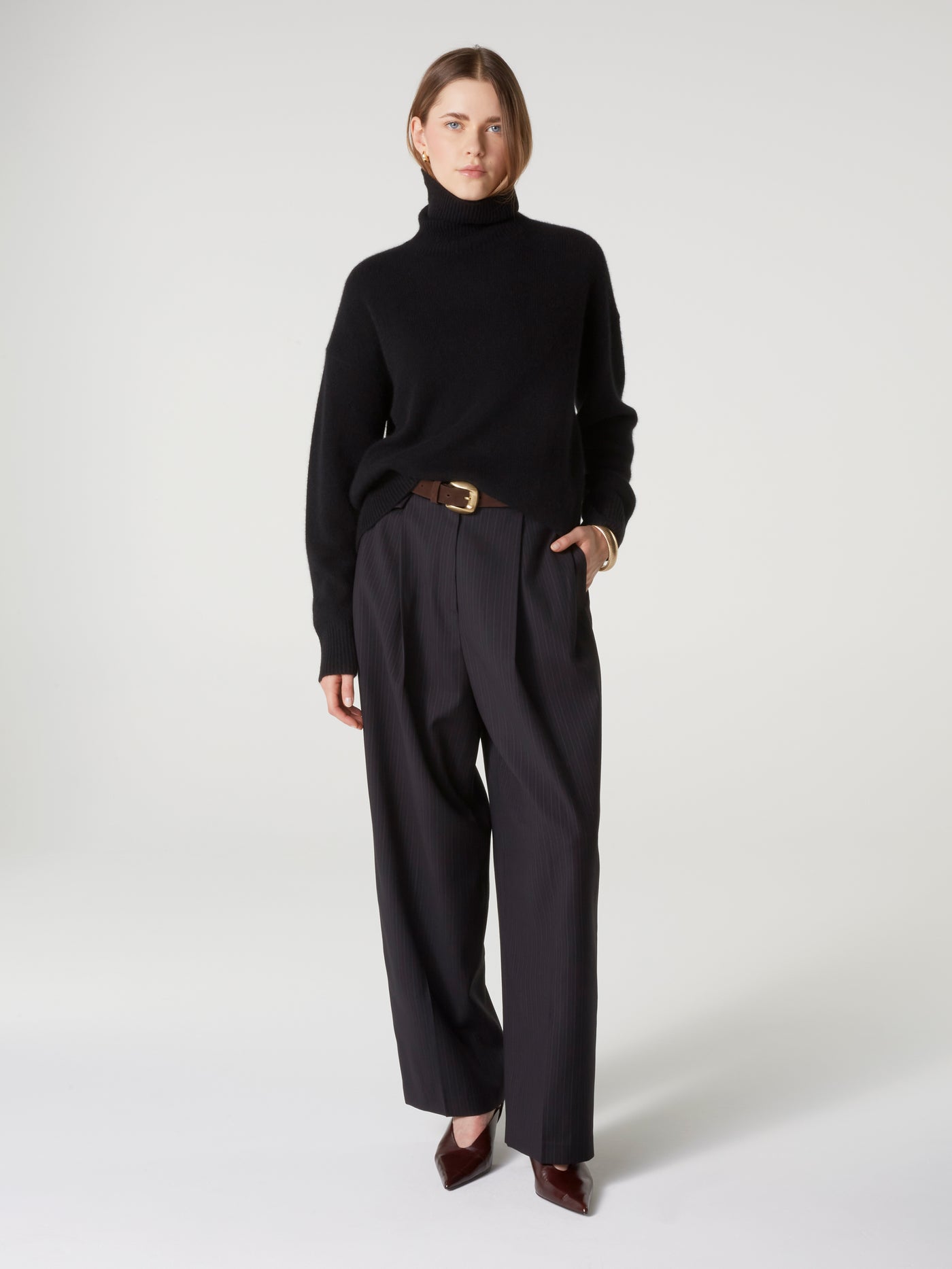 pull bertille - Cachemire épais - black