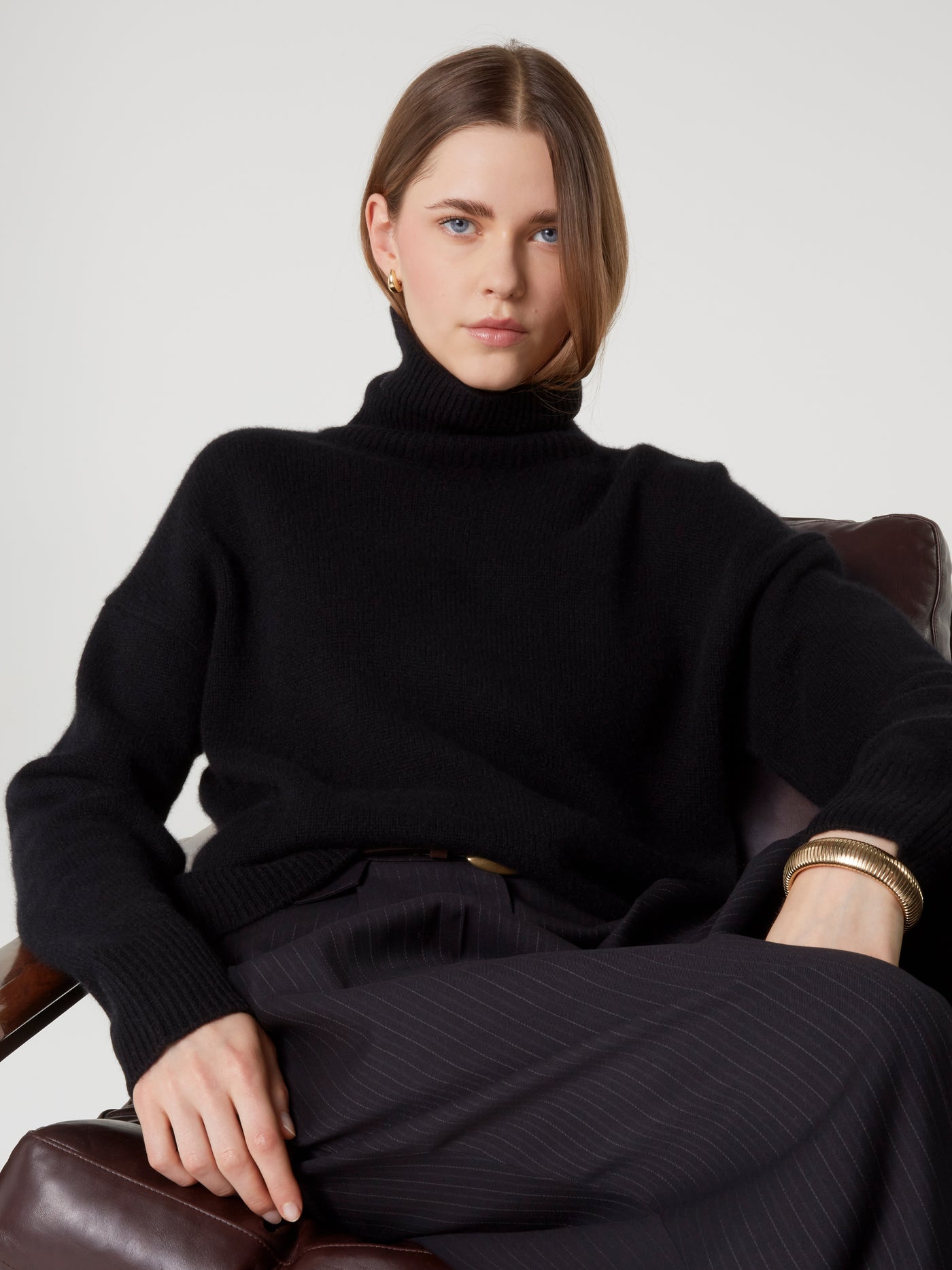 pull bertille - Cachemire épais - black