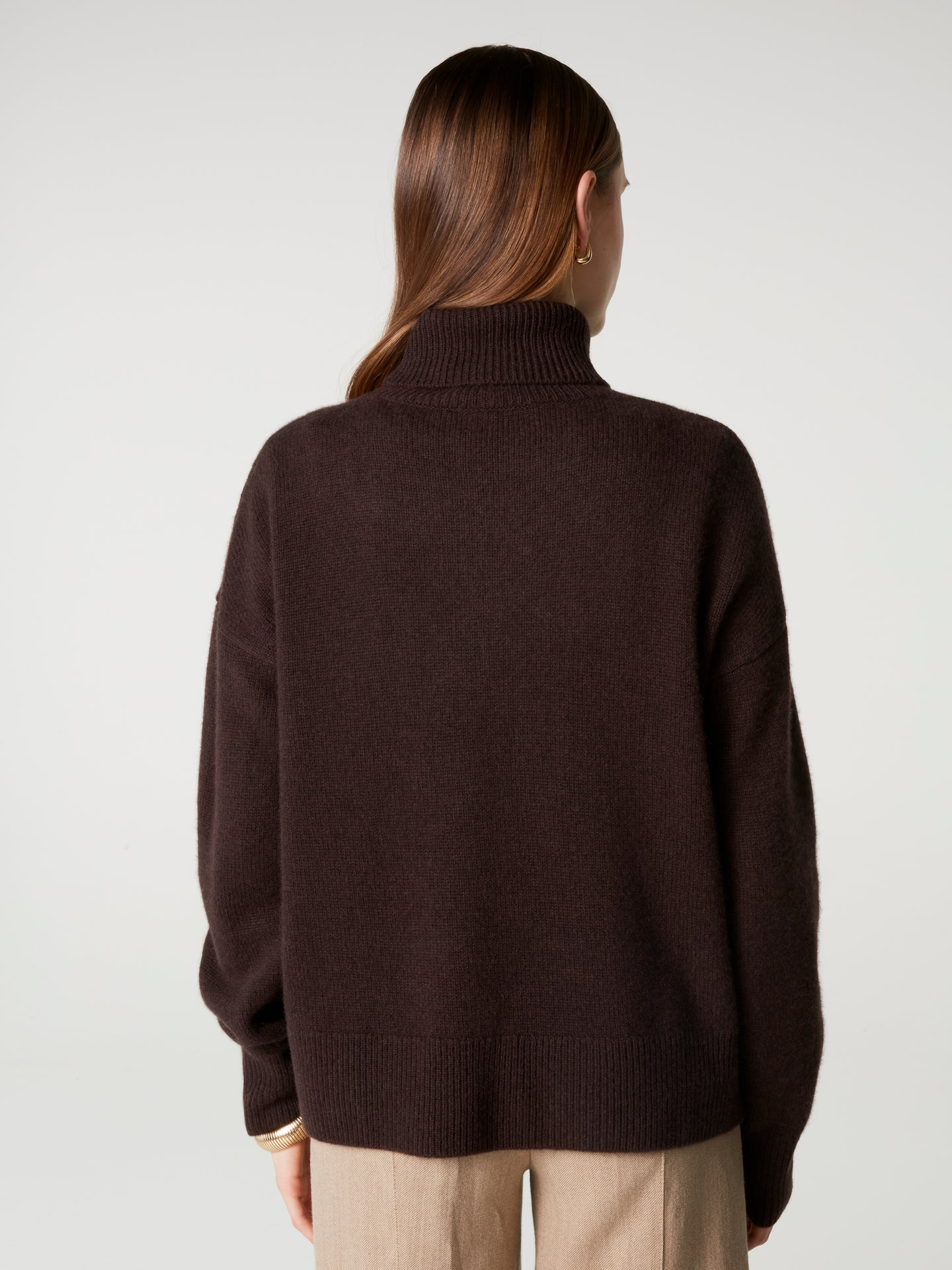 pull bertille - Cachemire épais - dark brown