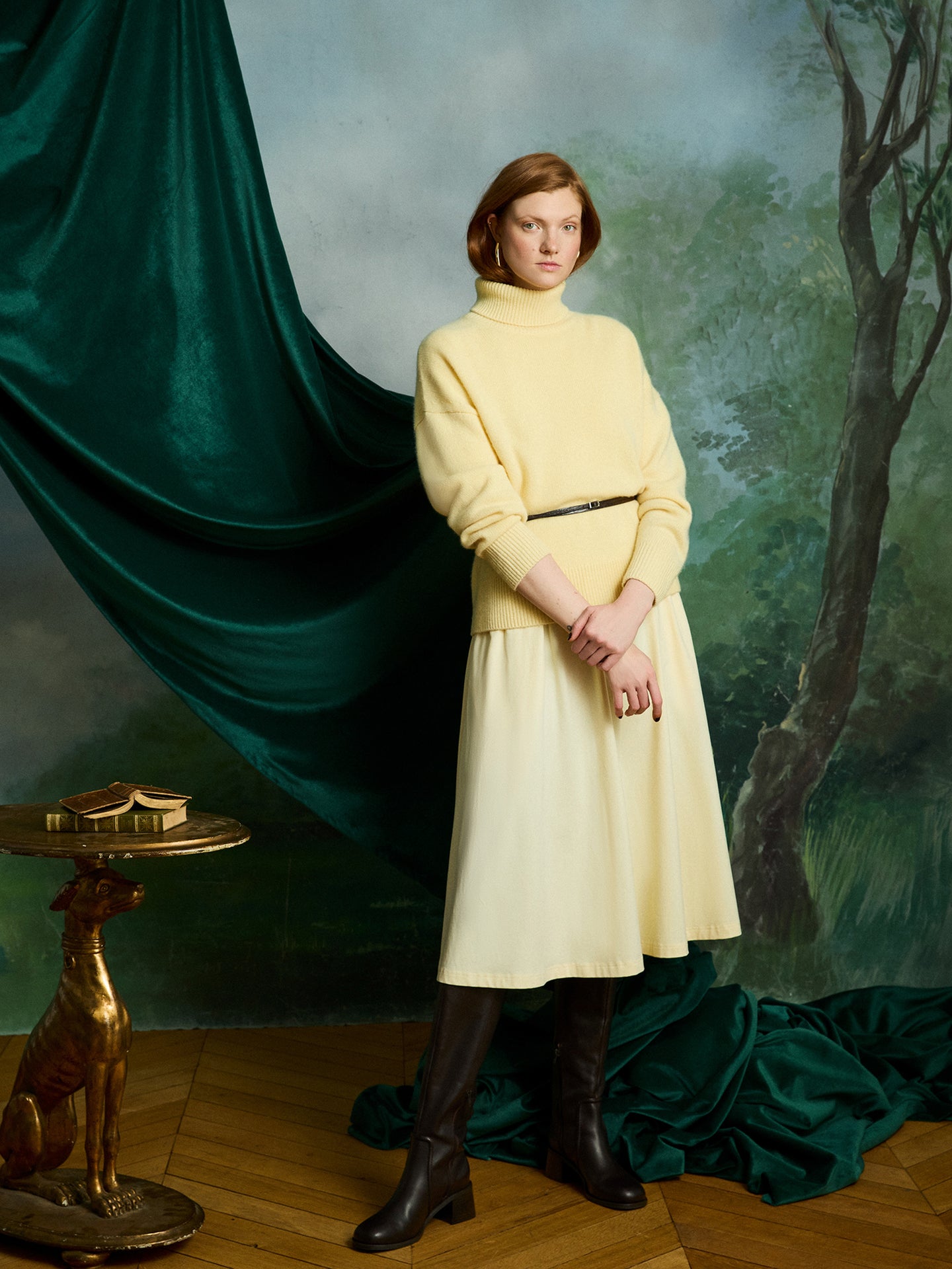 pull bertille - Cachemire épais - light yellow