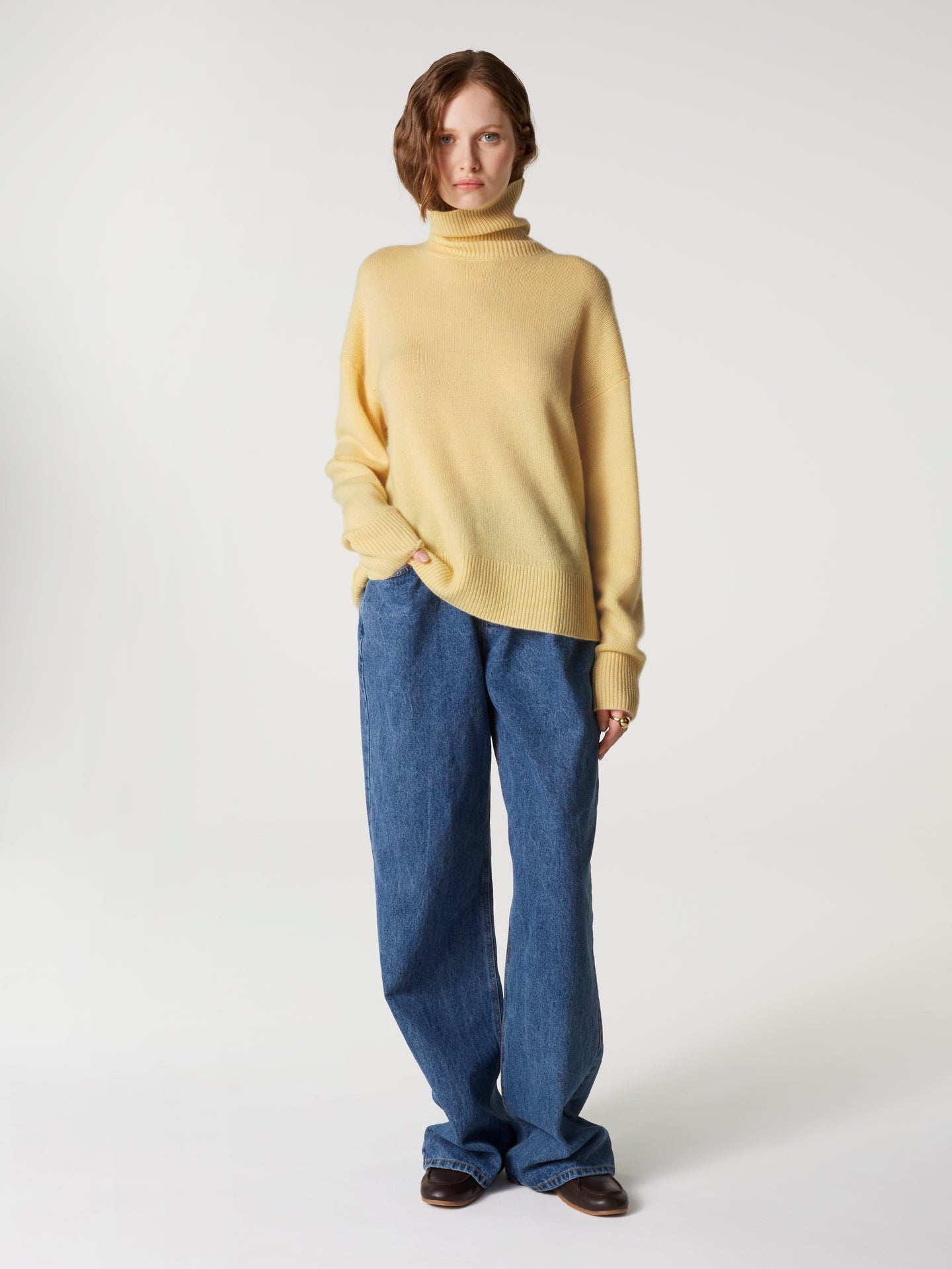 pull bertille - Cachemire épais - light yellow