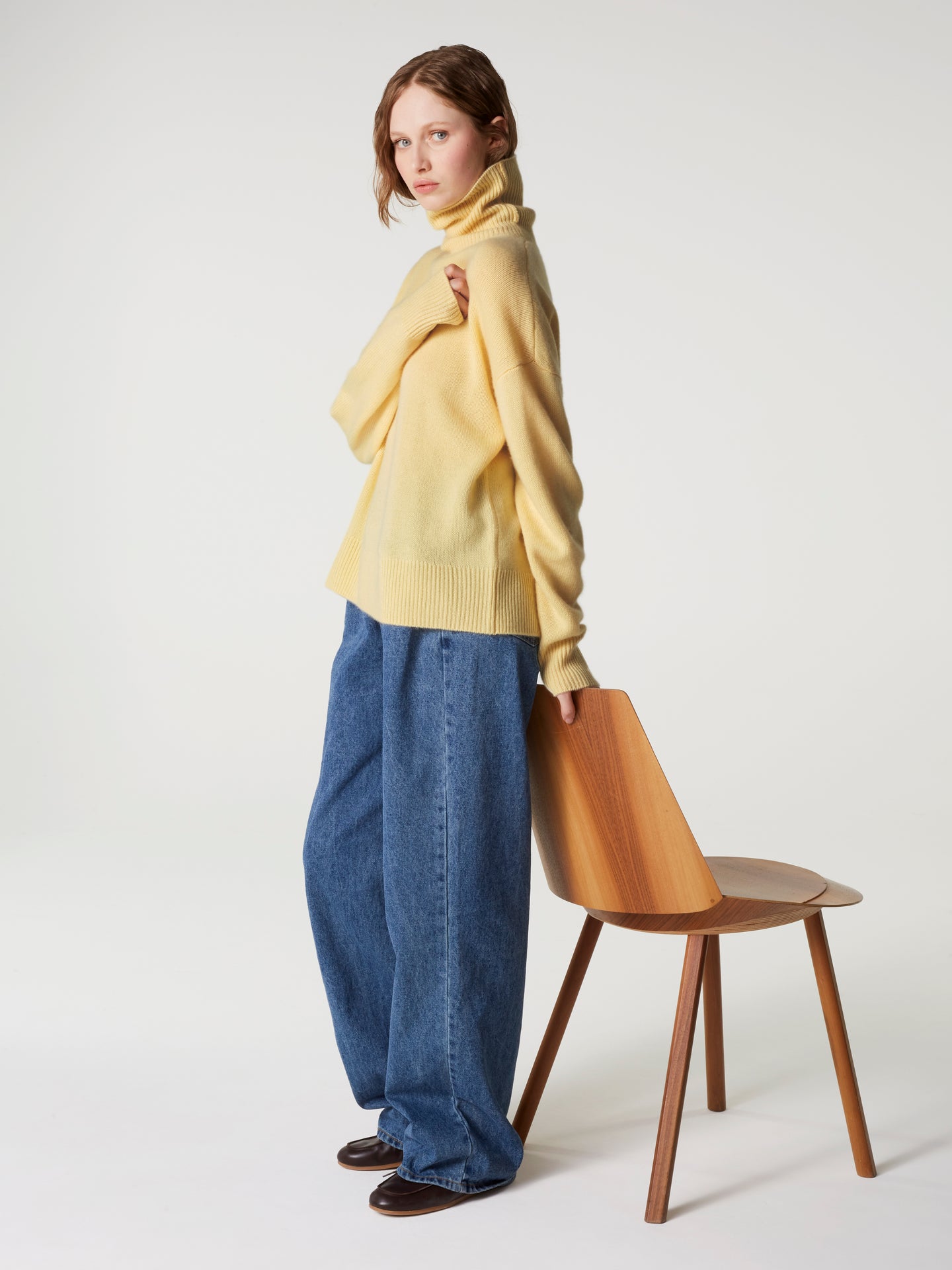 pull bertille - Cachemire épais - light yellow