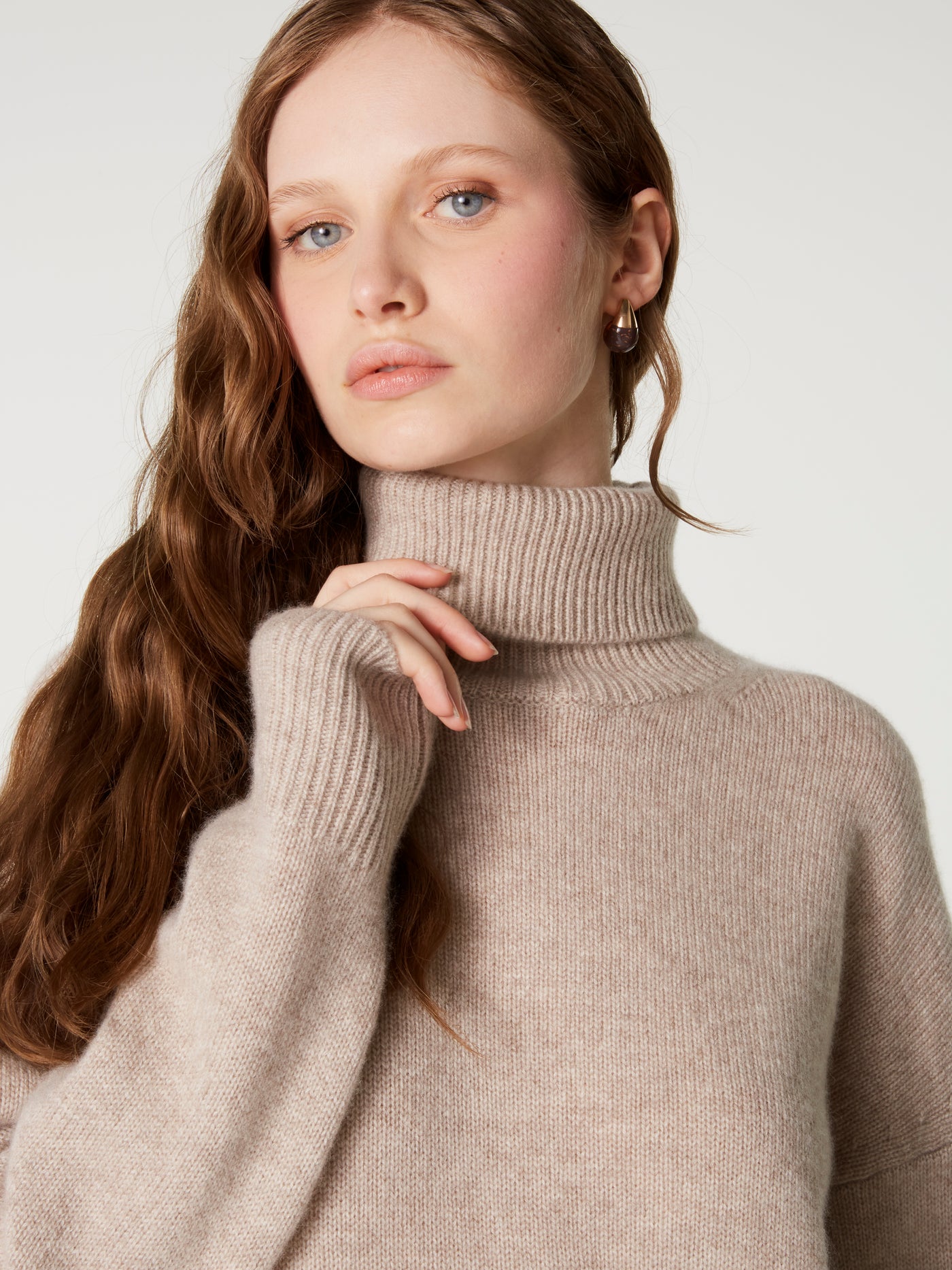pull bertille - Cachemire épais - oat