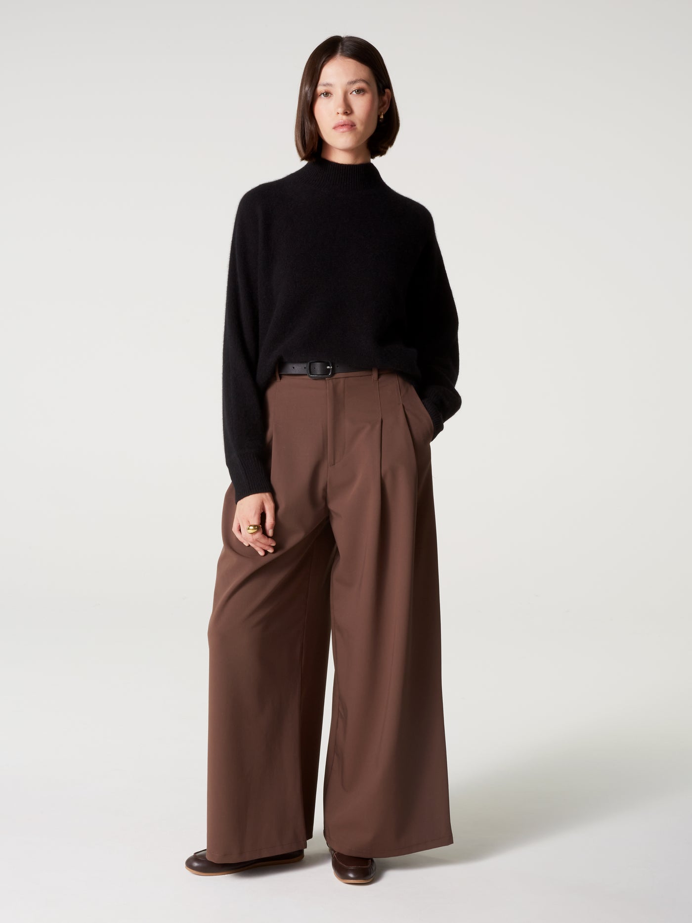 pull fabiana - Cashmere spesso - nero