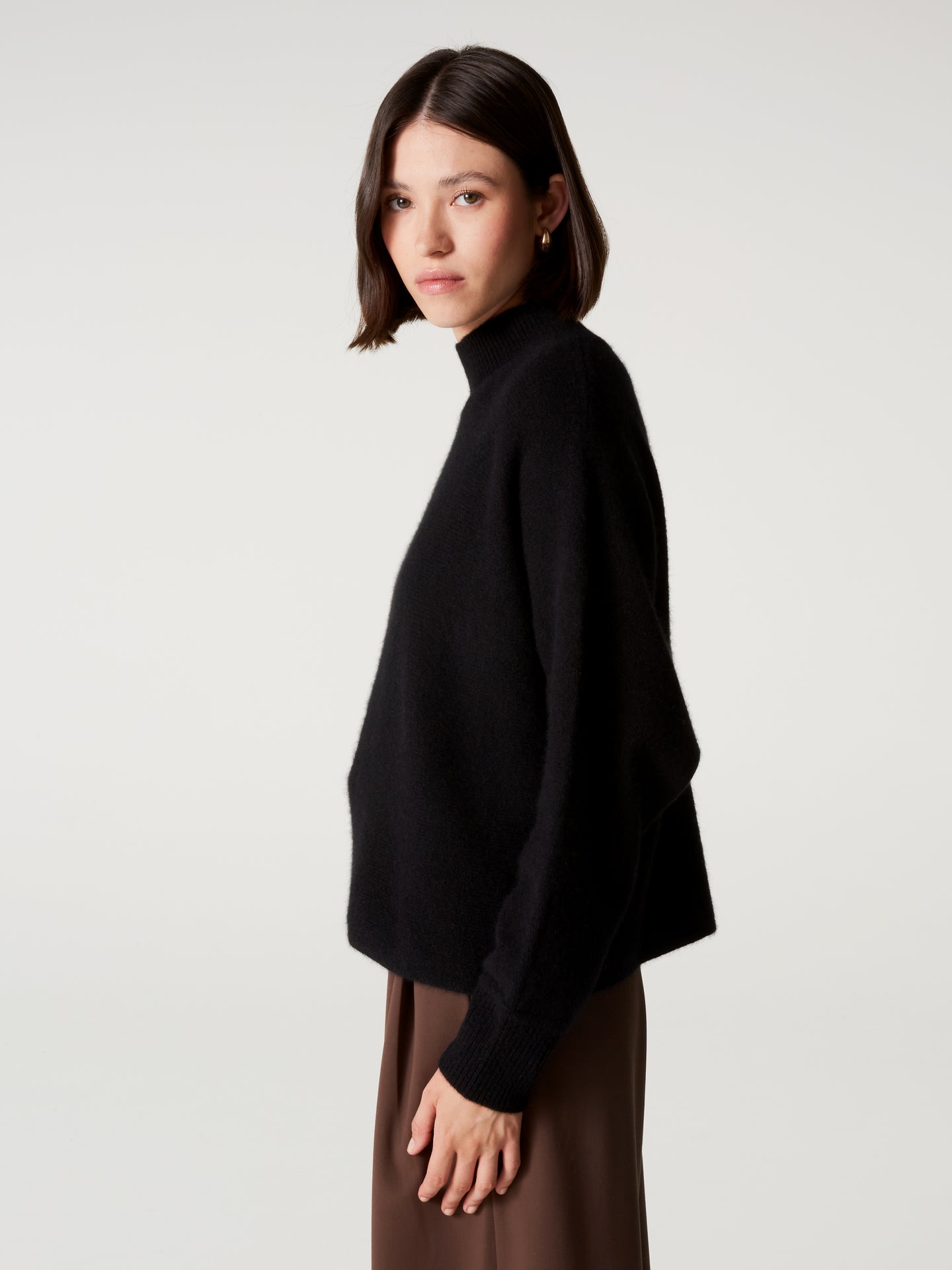 Pullover Fabiana - Dickes Kaschmir - Schwarz