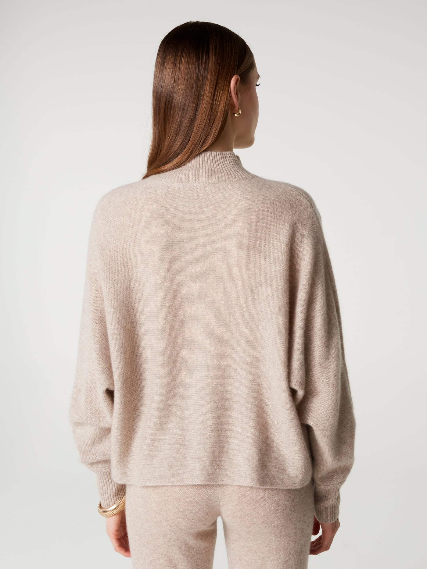 pull fabiana - Cachemire épais - oat
