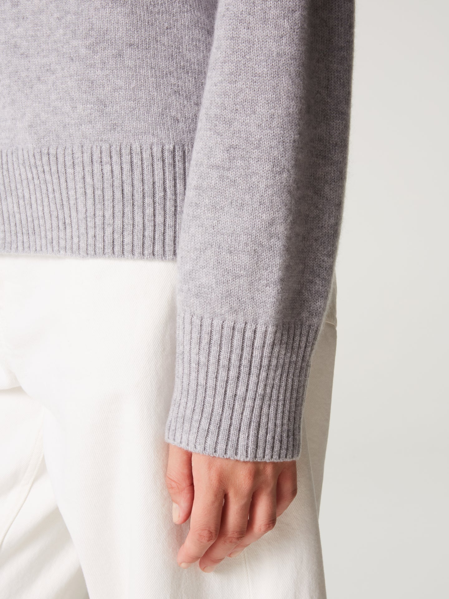 pull jillian - Cachemire épais - ash