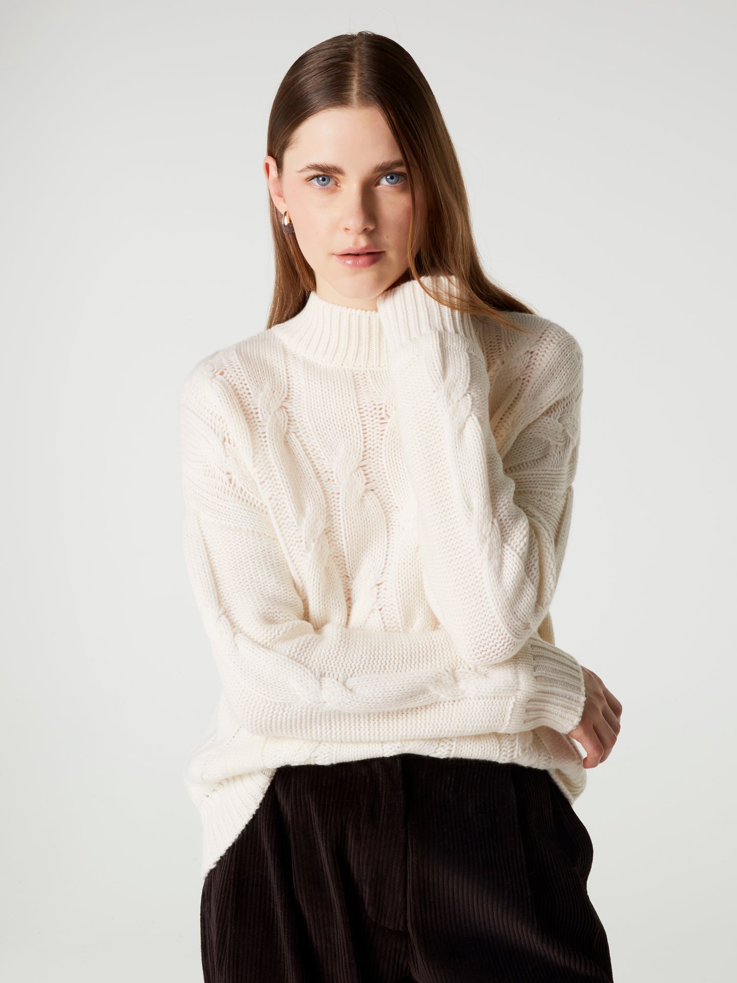 Pull Lya - Laine cachemire - white